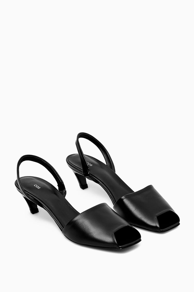 Slingback Leather Sandals