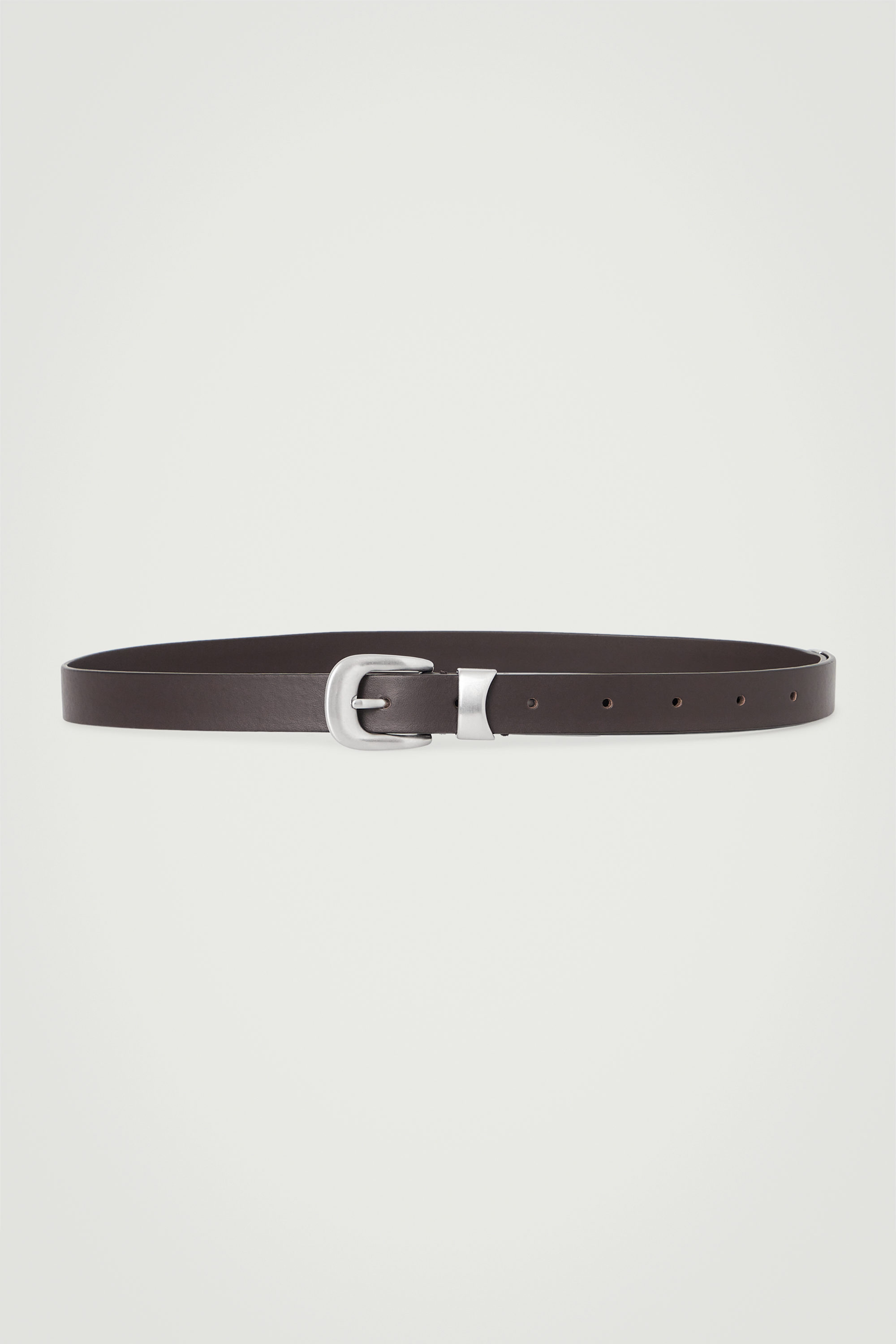 LEATHER WESTERN BELT - BLACK | COS