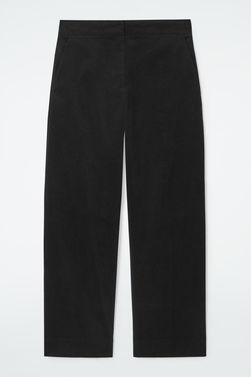 Cropped Corduroy Trousers