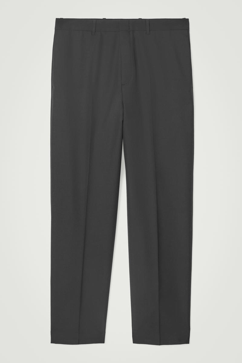 Wool-Hopsack Trousers - Relaxed