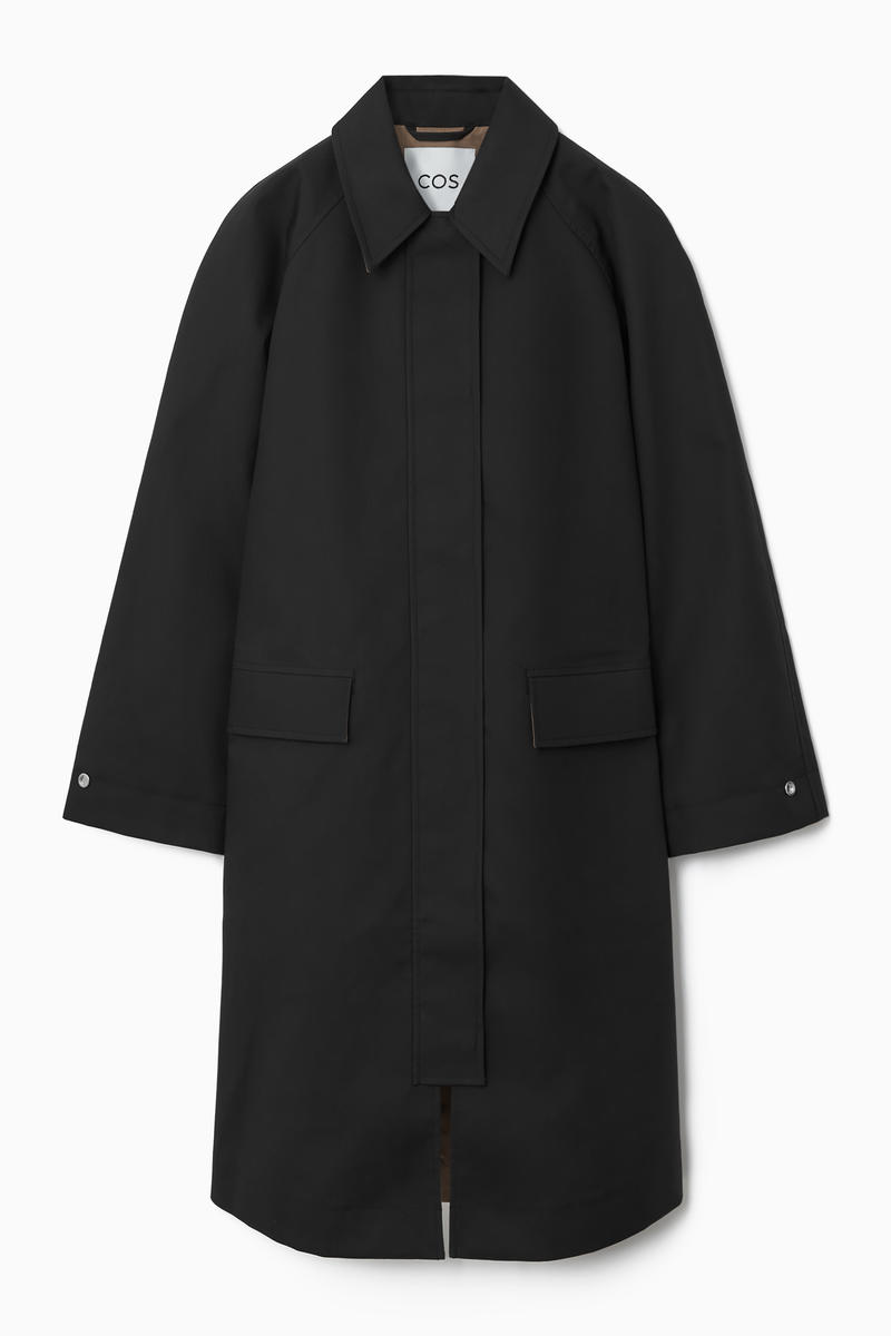 Colour-Block Car Coat
