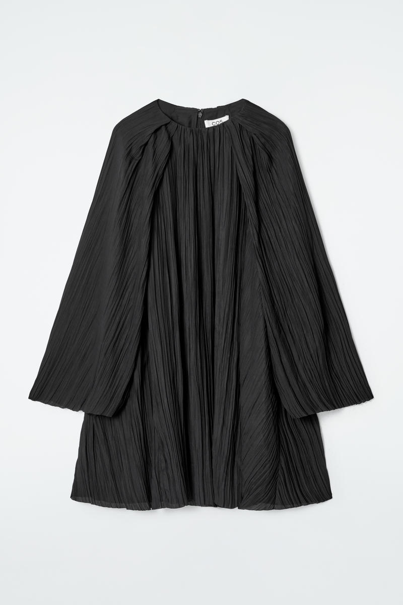Plissé Mini Dress
