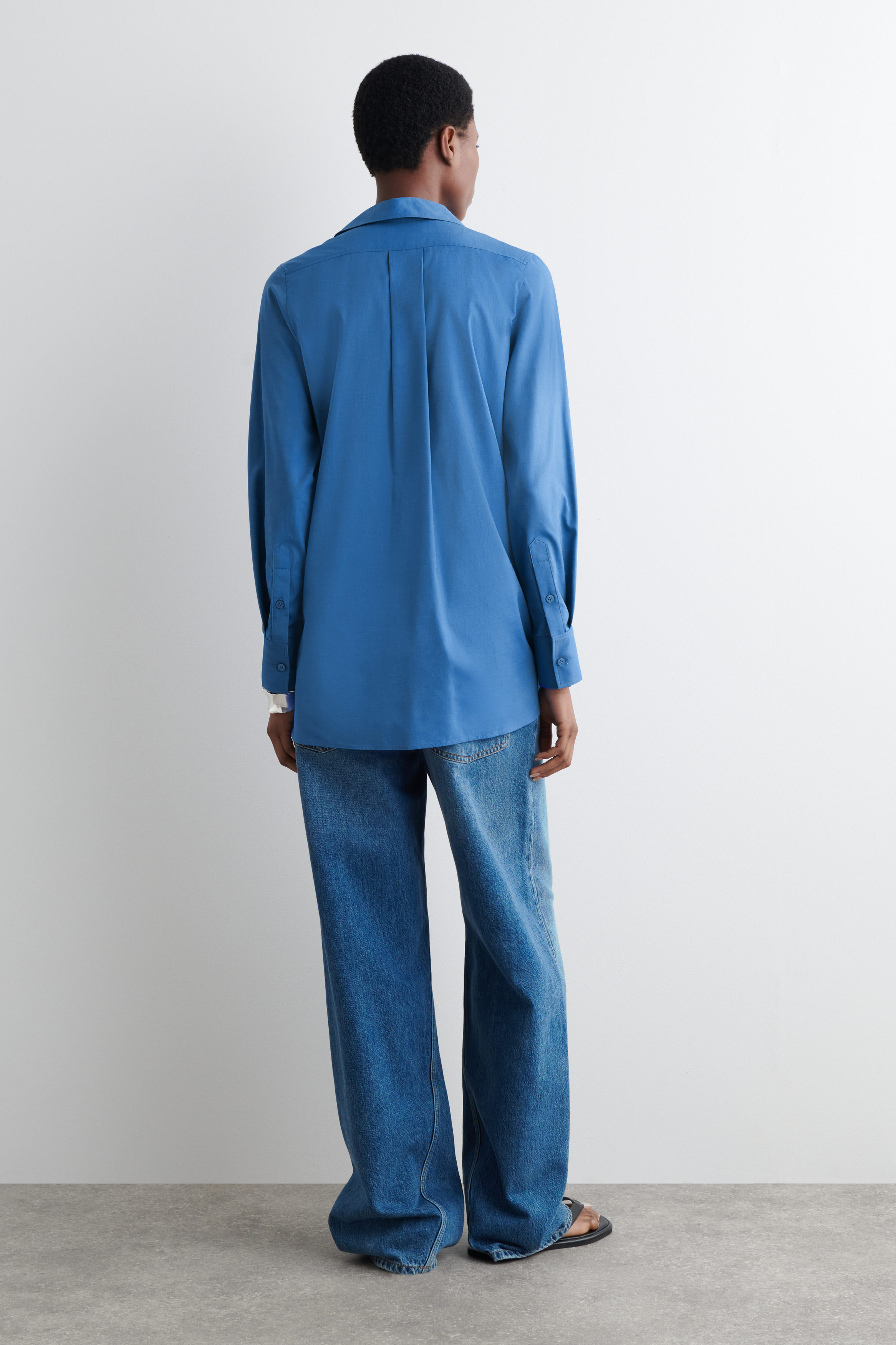 トップス LECIELBLEU Double-BreastedShirtJacket LECIELBLEU Double-BreastedShirtJacket - メルカリ