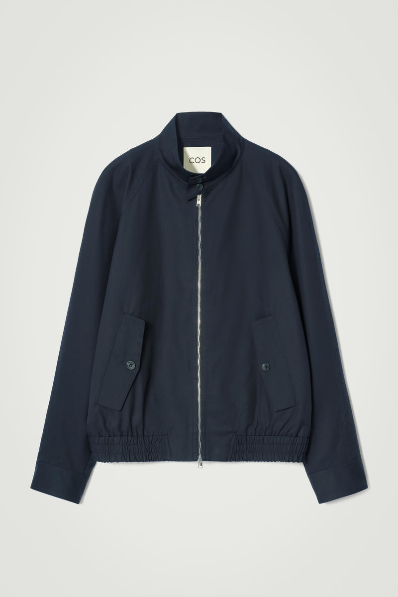 Water-Repellent Harrington Jacket