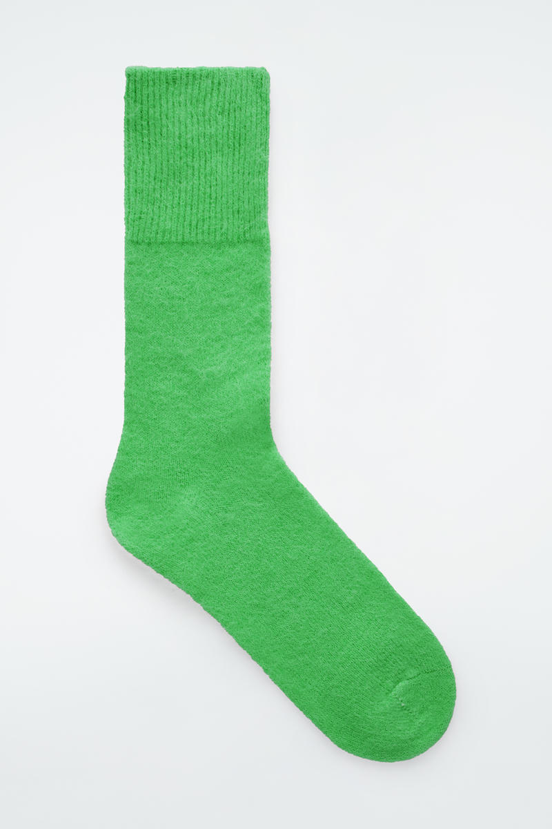Alpaca-Blend Ankle Socks