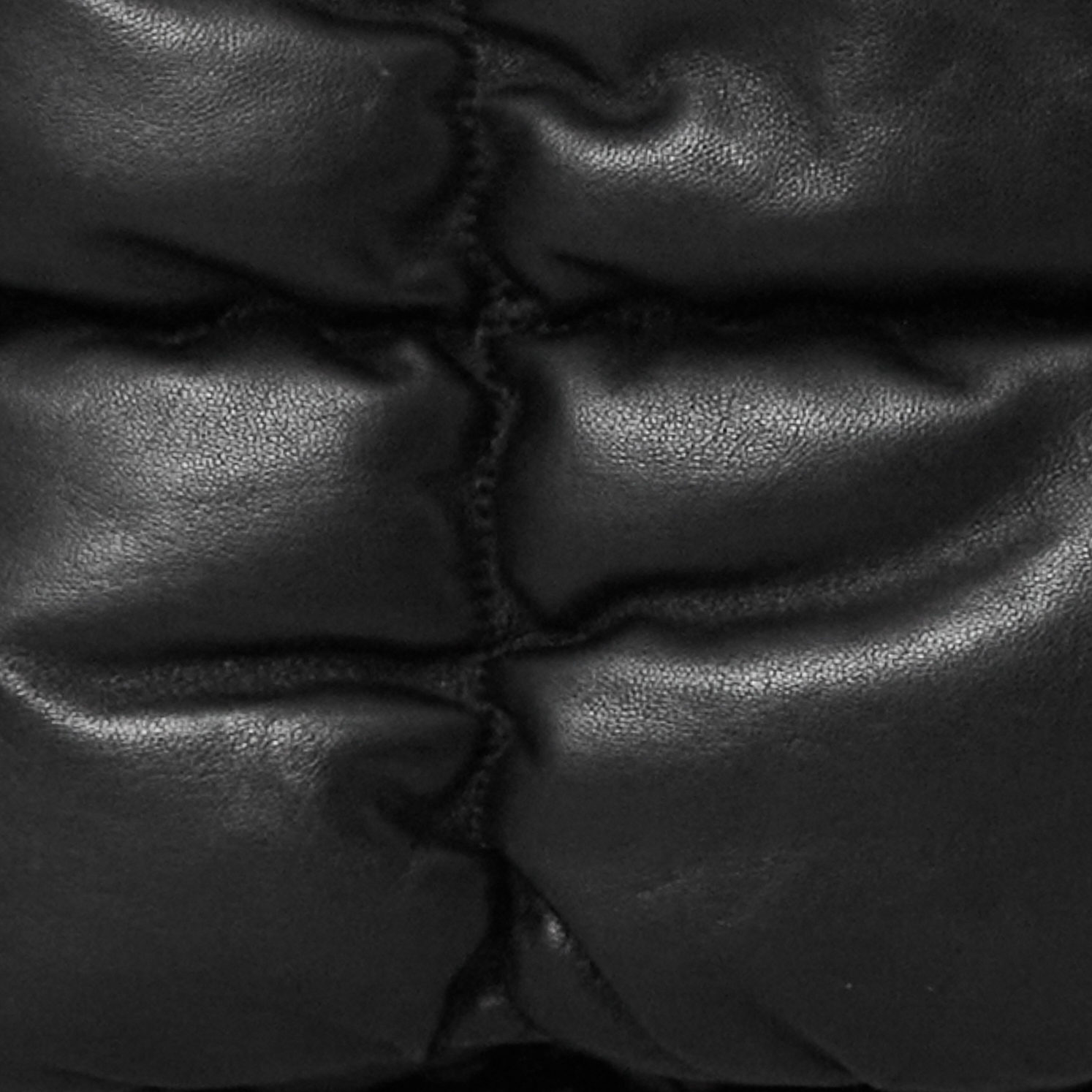 PILLOW OVERSIZED QUILTED CLUTCH BAG - LEATHER - BLACK | COS US