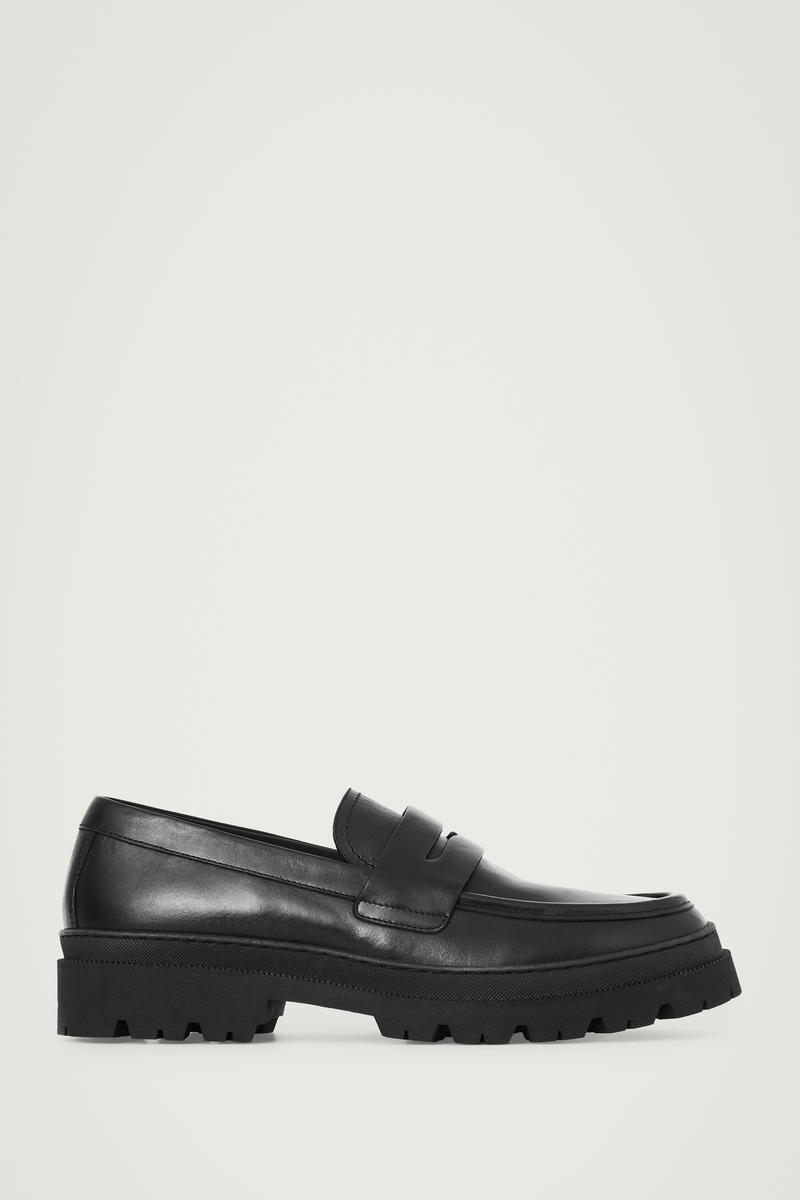 Chunky Leather Loafers