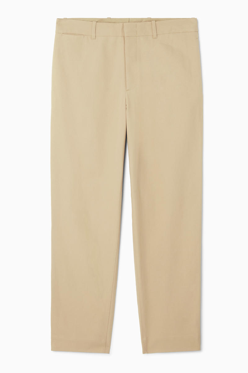 Straight-Leg Twill Chinos