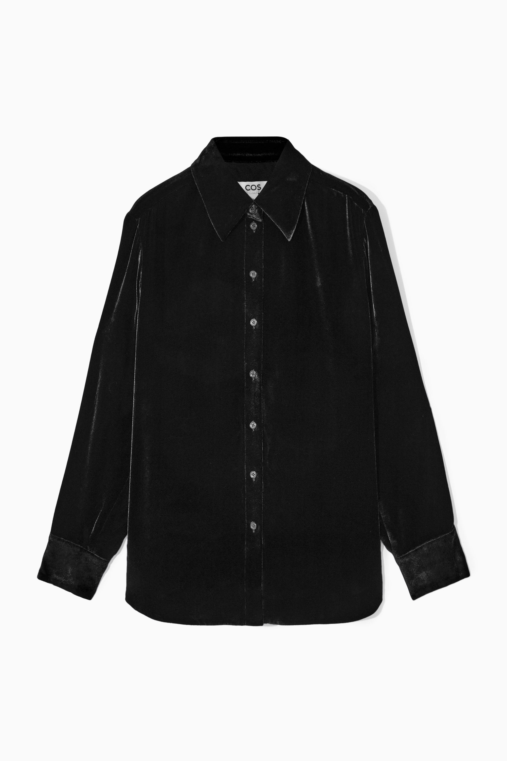 Belvet短丈シャツ 黒 即完品 Belvet短丈シャツ 黒 即完品 ショート丈シャツ（シャツ/ブラウス