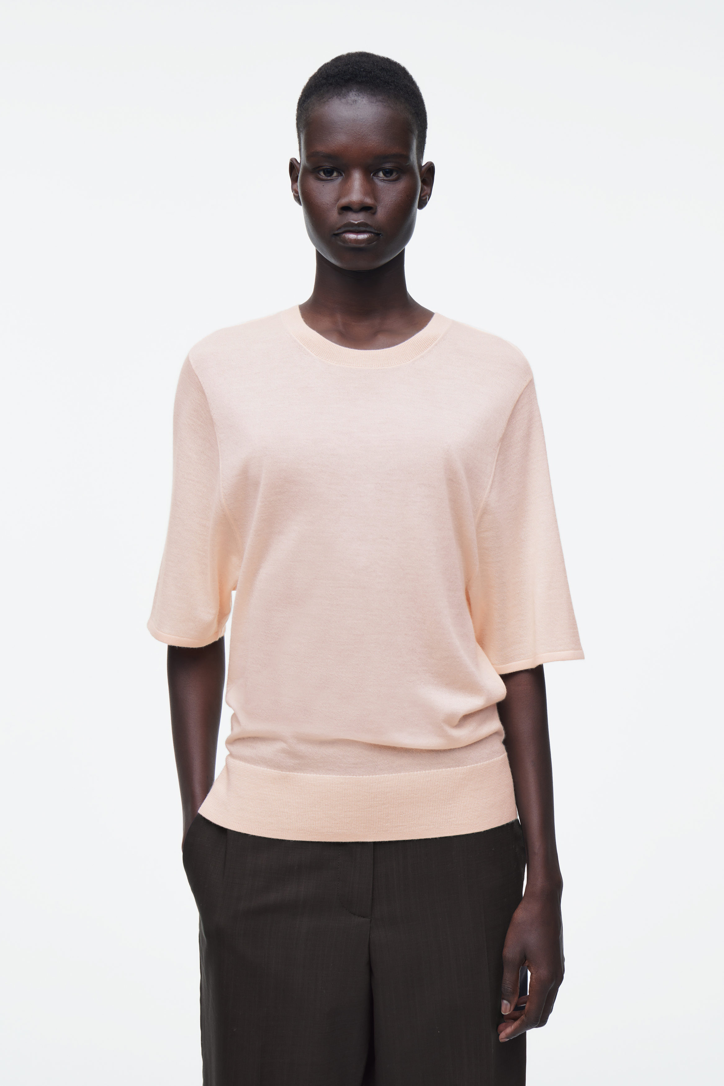Tシャツ・カットソー LAME CASHMERE T-SHIRT Co Cashmere Crewneck T-Shirt | Saks Fifth Avenue