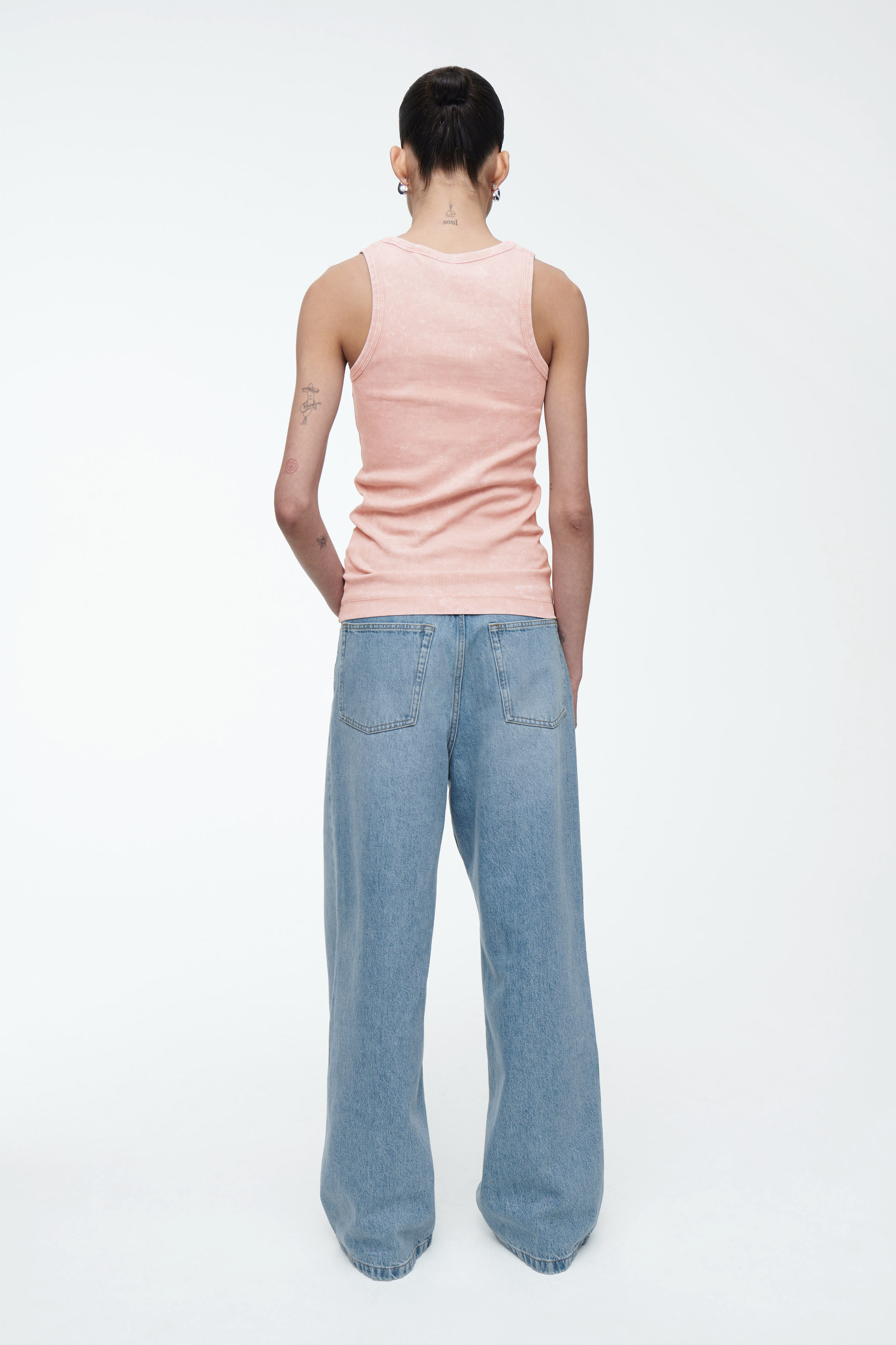 Thera Linen Tank Top in Moonlight White | RADICE Nightwear