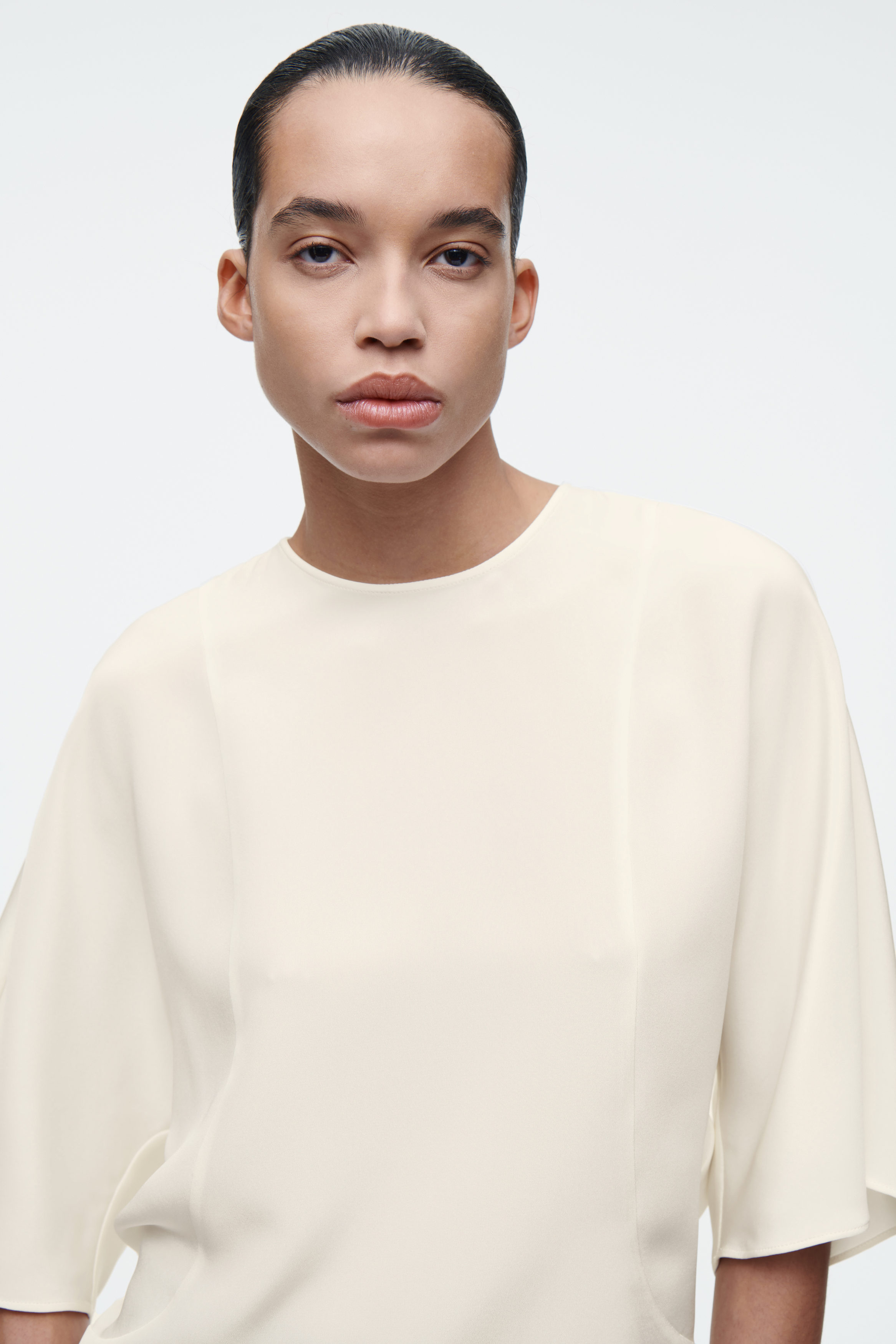 enof silk shirt EN24SH060104 Ecru エクリュ enof silk shirt EN24SH060104 Ecru エクリュ（Entelier silk