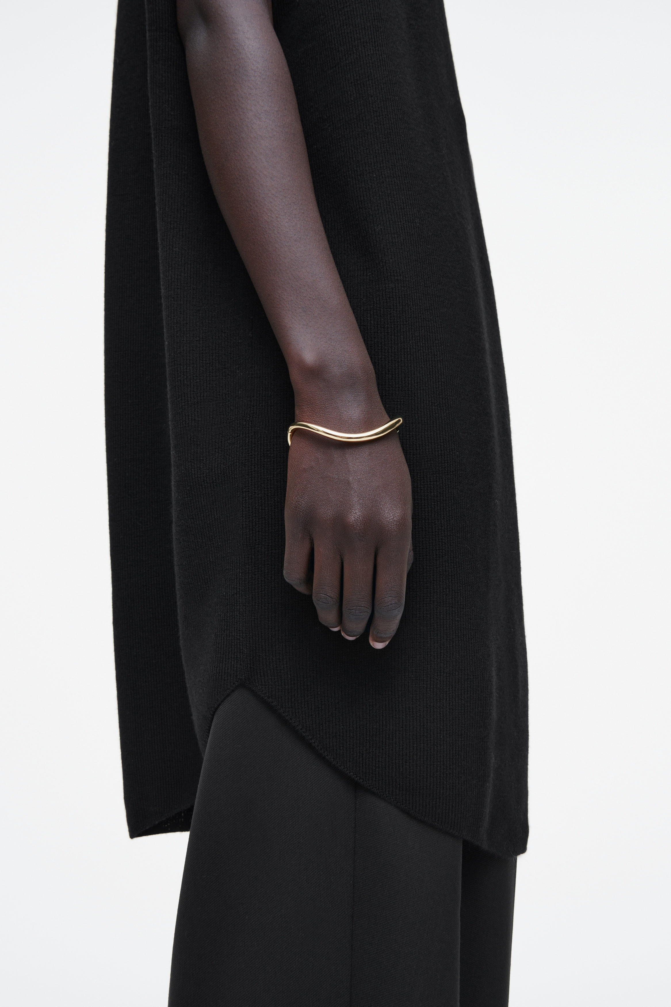 Gold Bangle Cz North Star | Boho 18k Gold Plated Minimal
