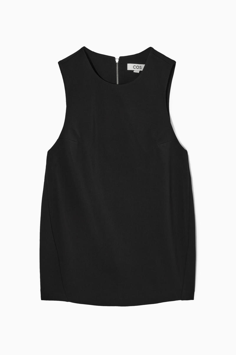 Sleeveless Crepe Top