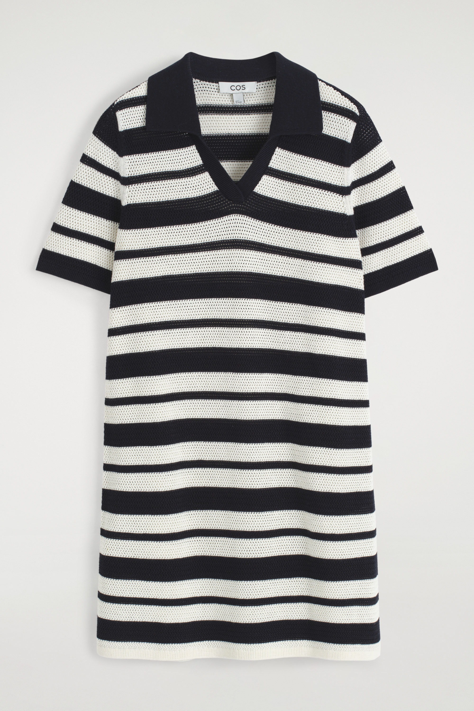 美品fetico STRIPE KNIT SHORT SLEEVE DRESS 7705b4dd89876bd19c9b7e9b28a93b