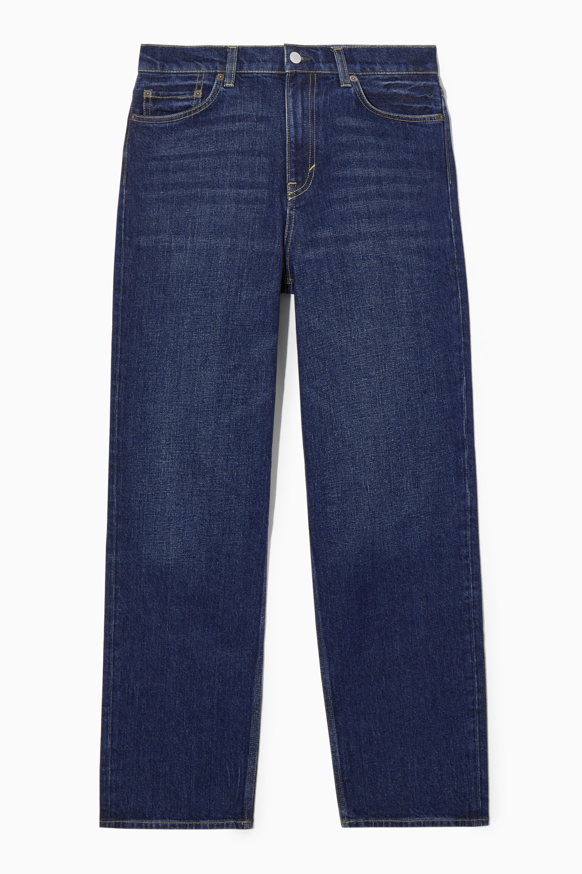 SYMMETRY STRAIGHT-LEG JEANS - NAVY SYMMETRY STRAIGHT-LEG JEANS - NAVY
