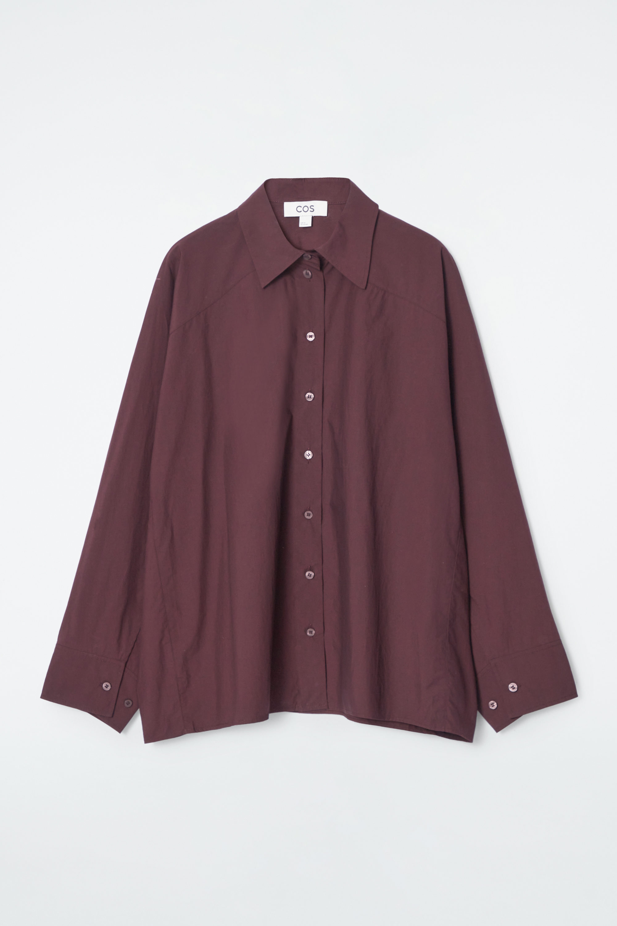 NWT COS ORGANIC cheapest COTTON OVERSIZED CUFF SHIRT- 12