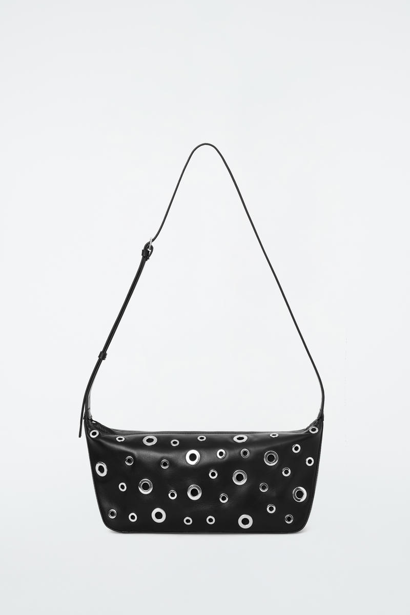 Valley Eyelet Shoulder Bag - Leather