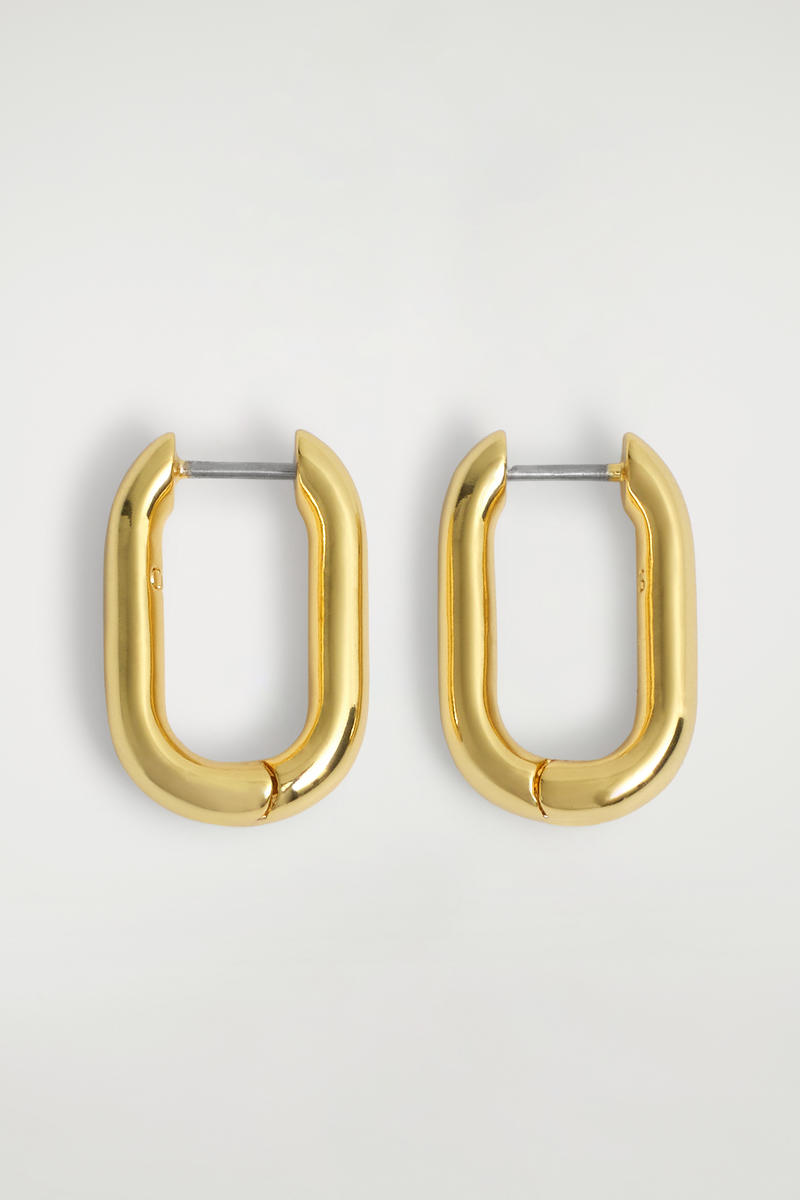 Oval Hoop Earrings