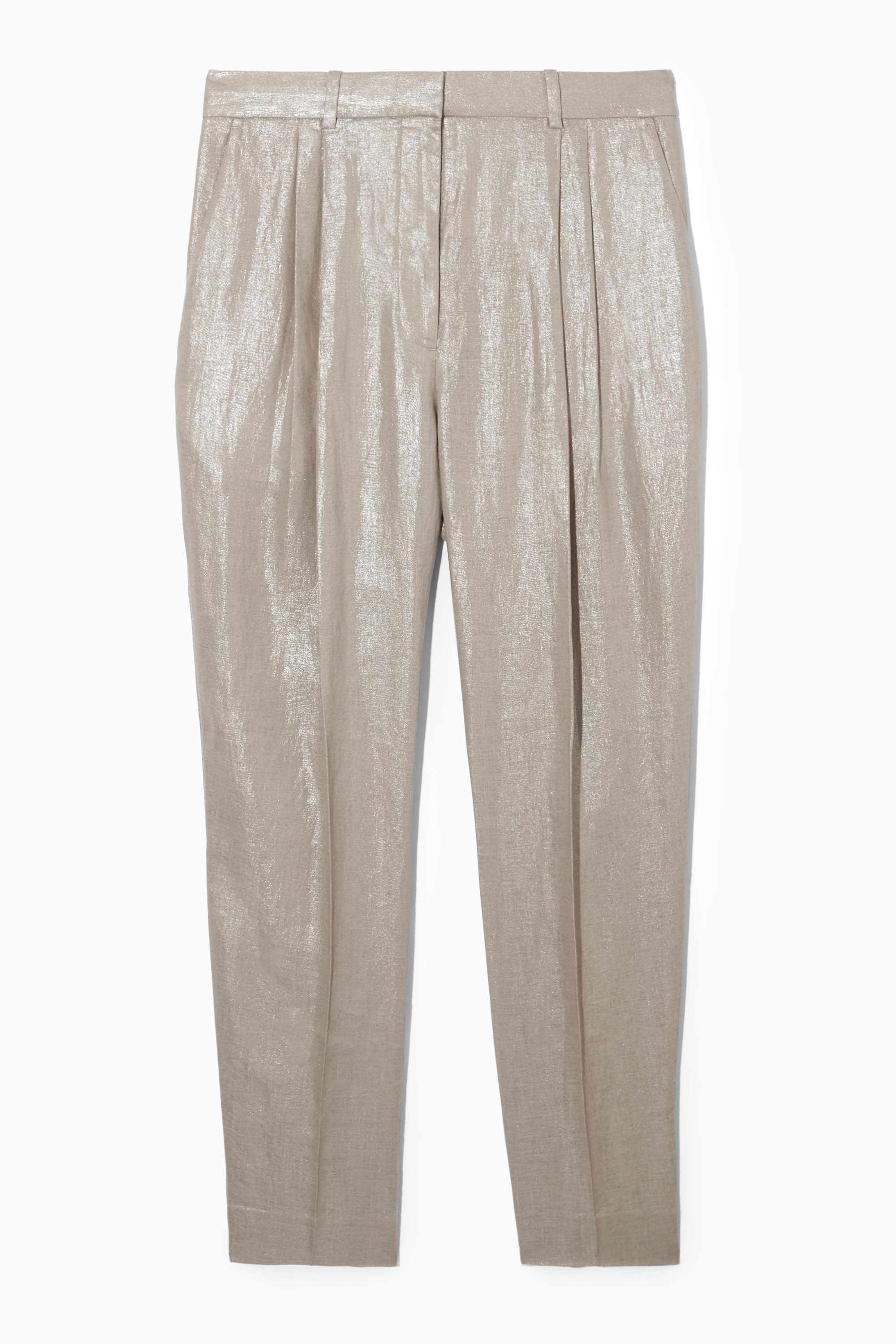 【BAON】[BAON] Pastilon Linen Pintuck Slacks Shon Stone Linen Pant – bocnyc