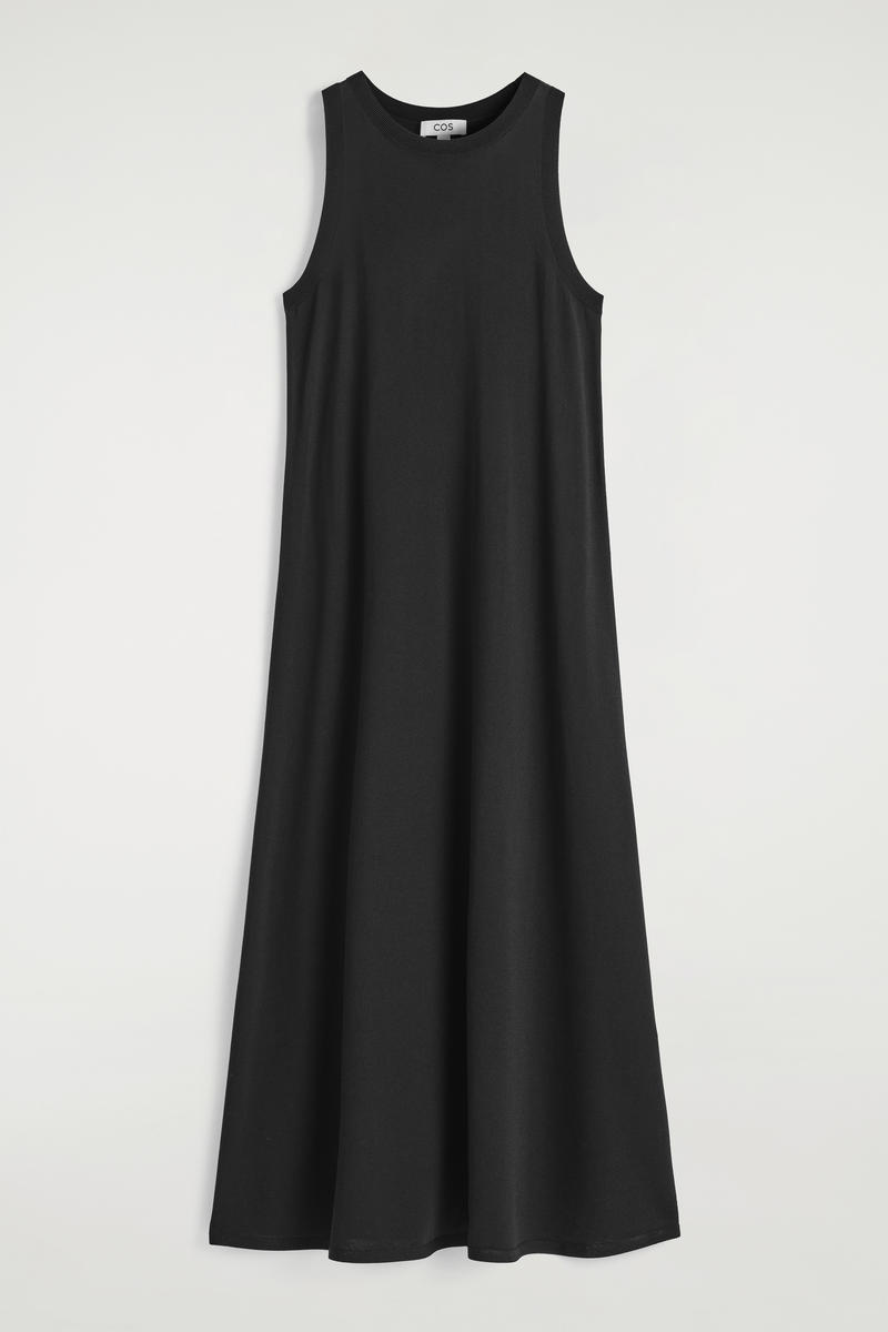Sleeveless Knitted Midi Dress