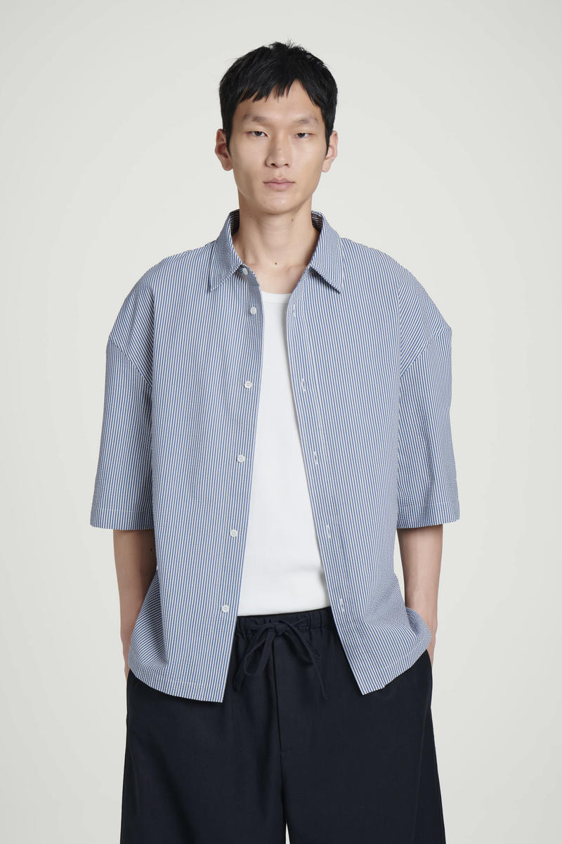 Cos Boxy Cotton Shortsleeved Shirt