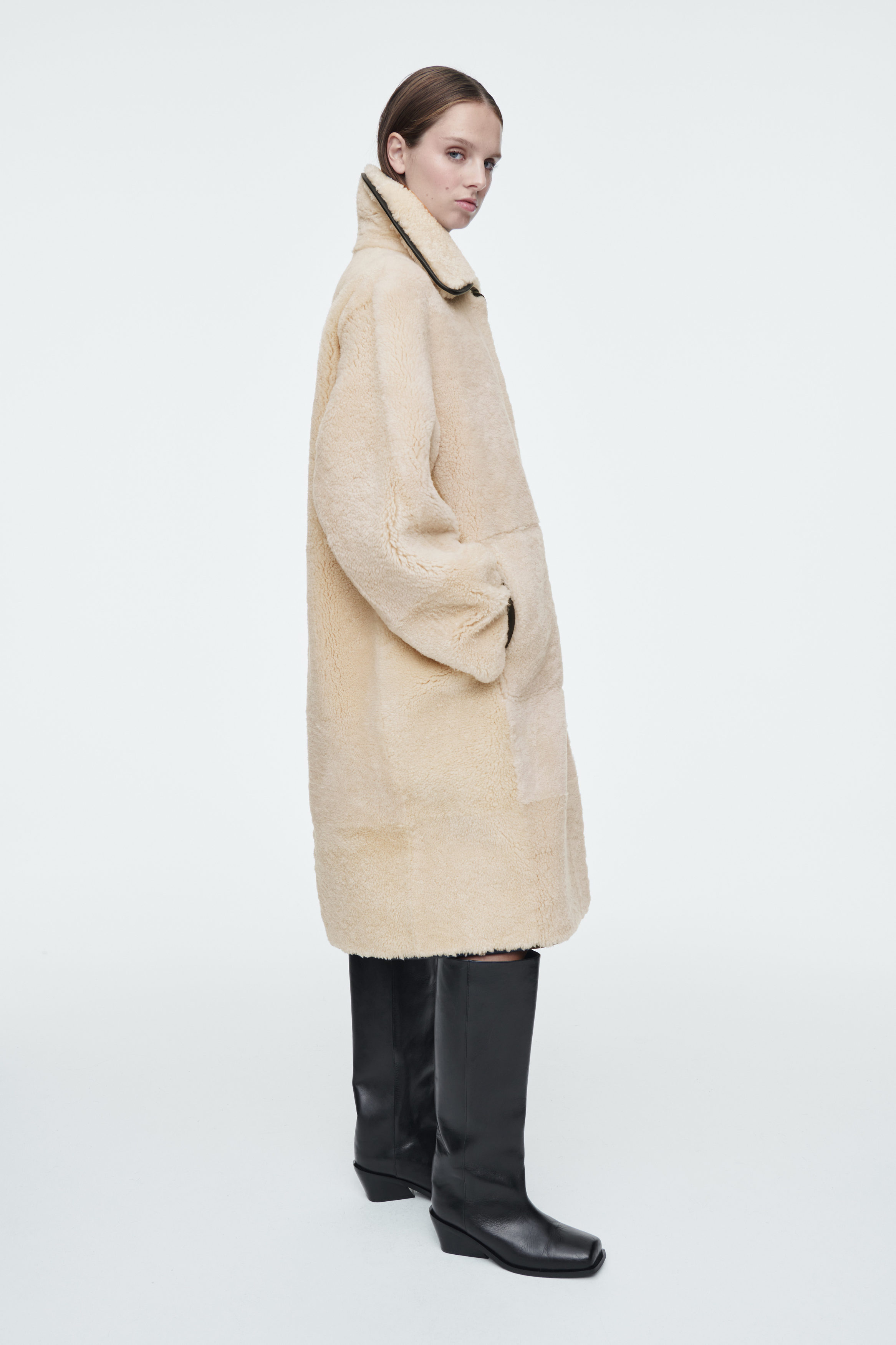 MEER. SHEER JACKET クリーム Sydney Faux Shearling Jacket by Sea New York | Rent the Runway