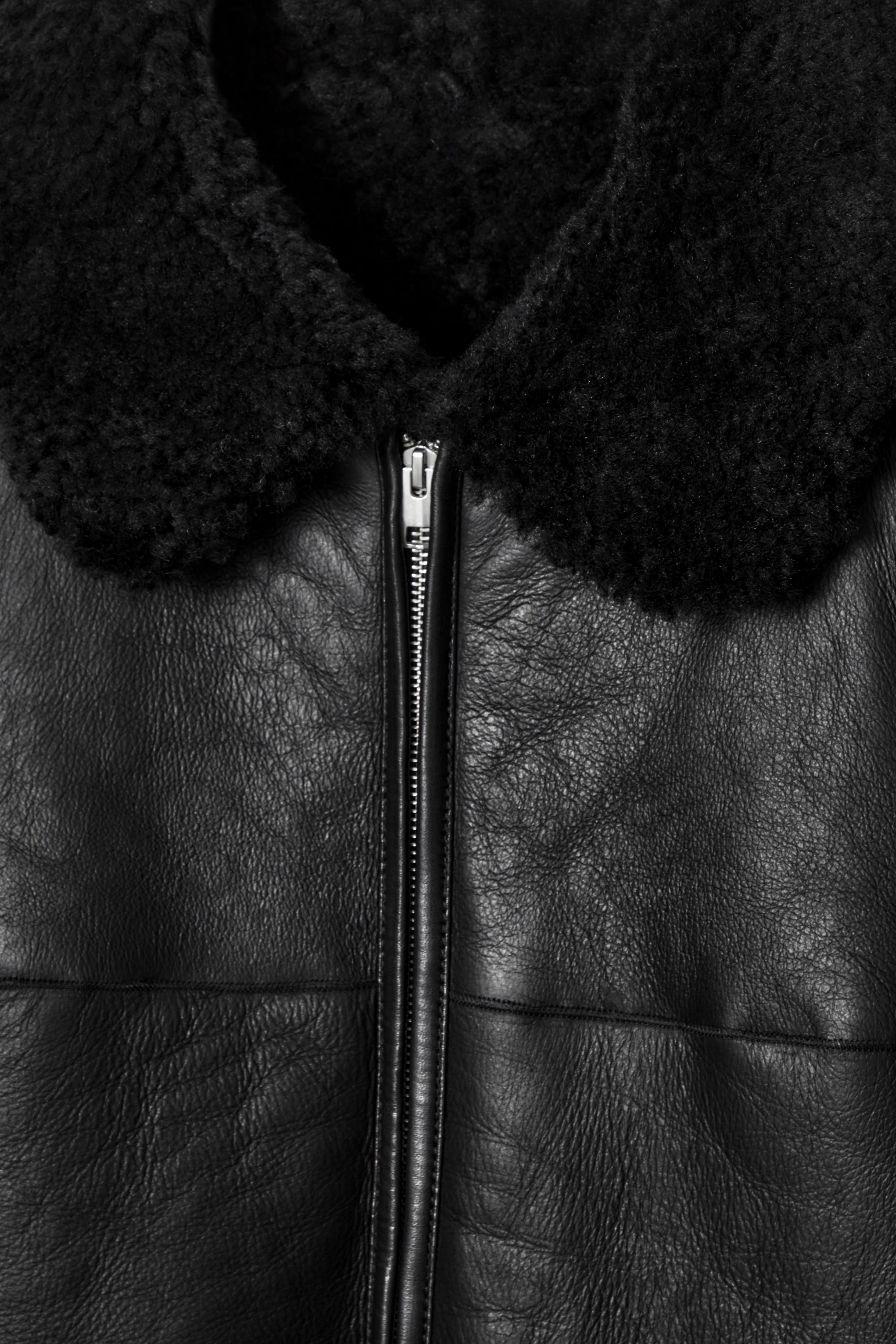 いま人気のアイテム SHEARLING FLIGHT COS | BLACK - JACKET ジャケット・アウター