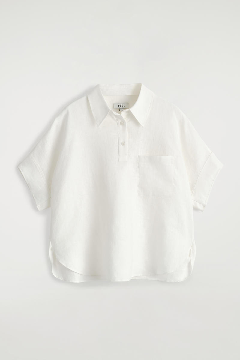 Linen Half-Placket Shirt