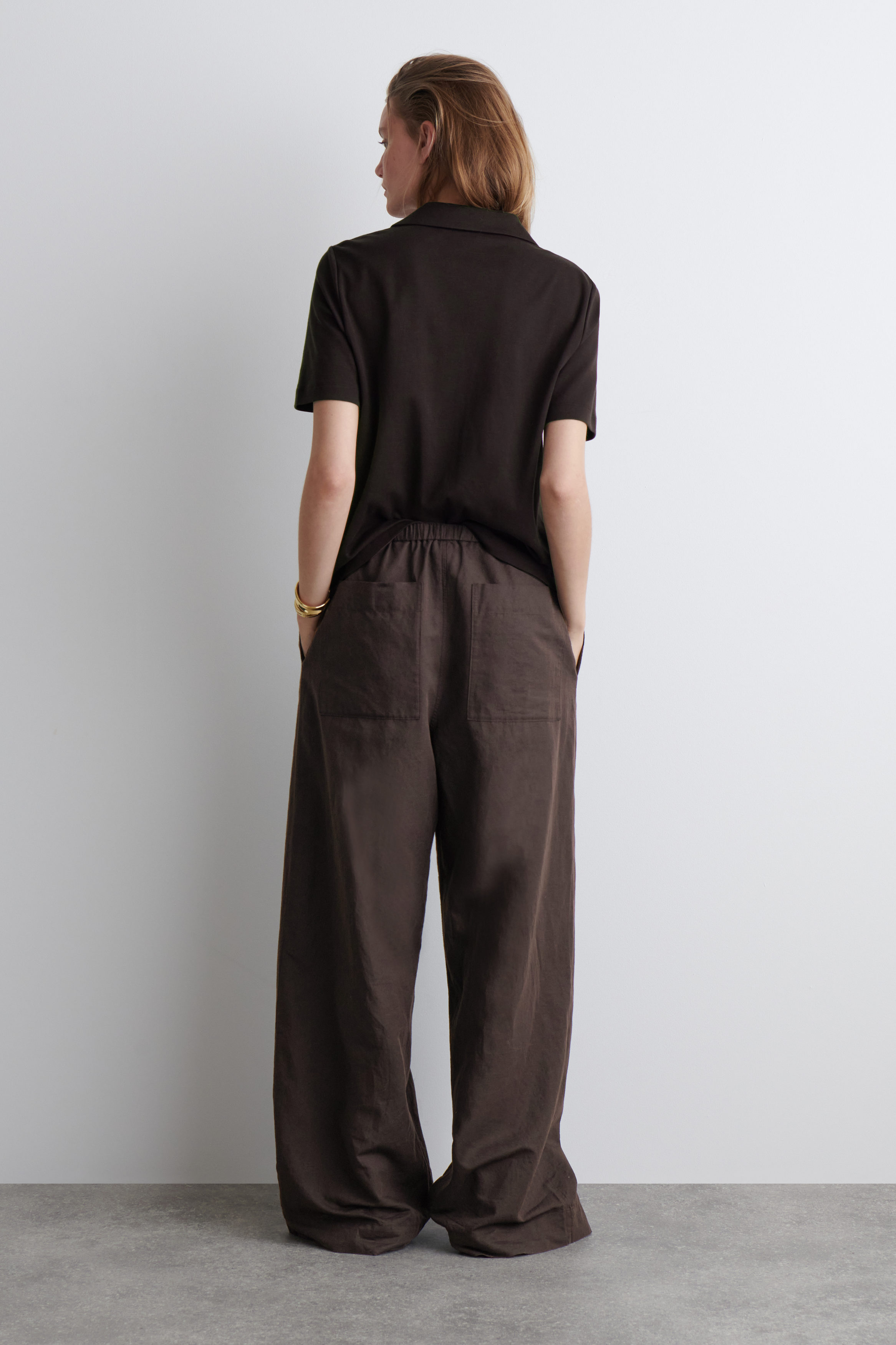 【IONSEOUL】Luden wide pin tuck wool slacks 4FM214 Women's Pintuck Pants | lululemon