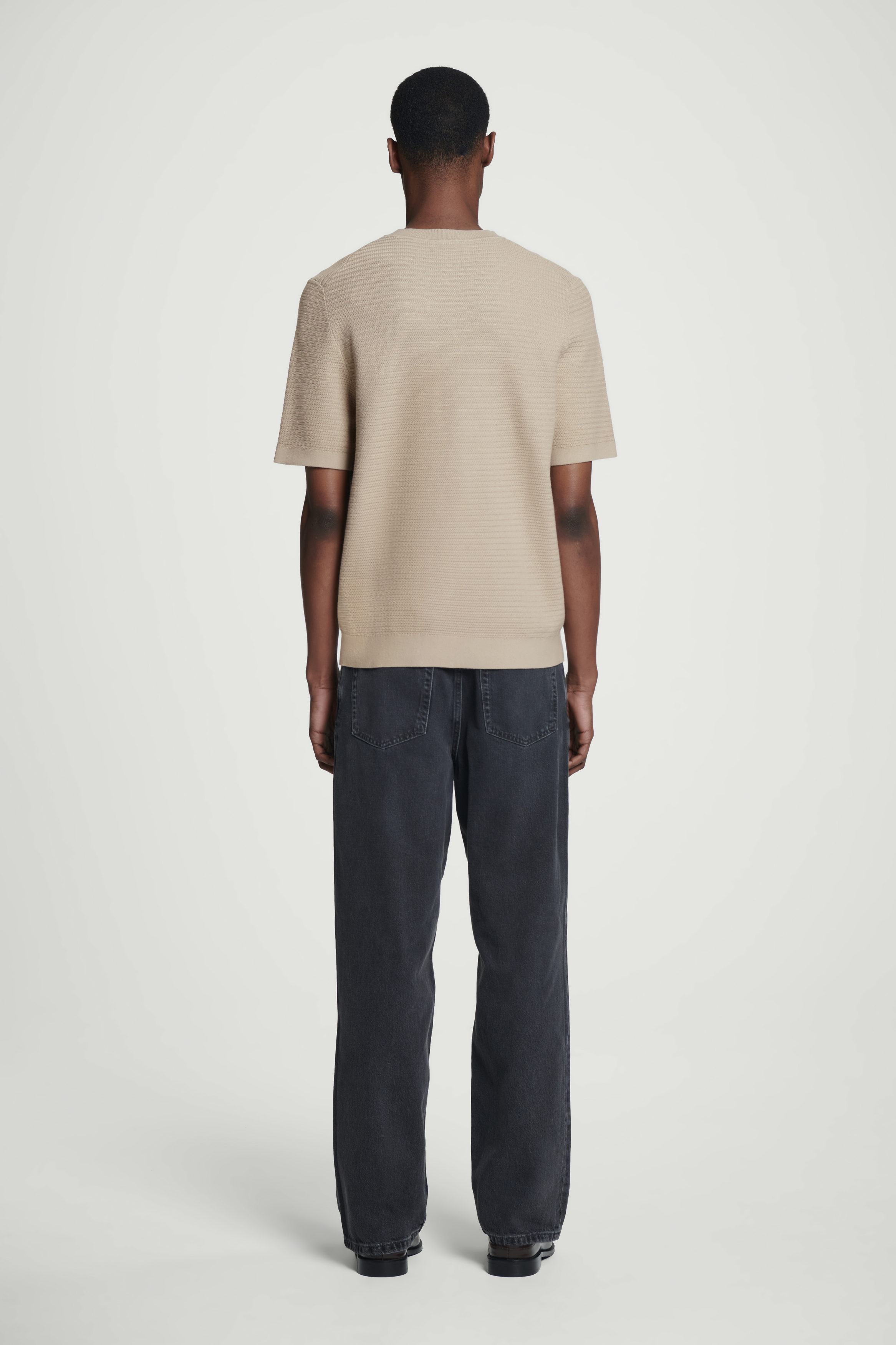 Tシャツ・カットソー TRILLION Washable boucle collar short sleeve knit MELANGE BE MUSINSA | TRILLION Washable boucle collar short-sleeved