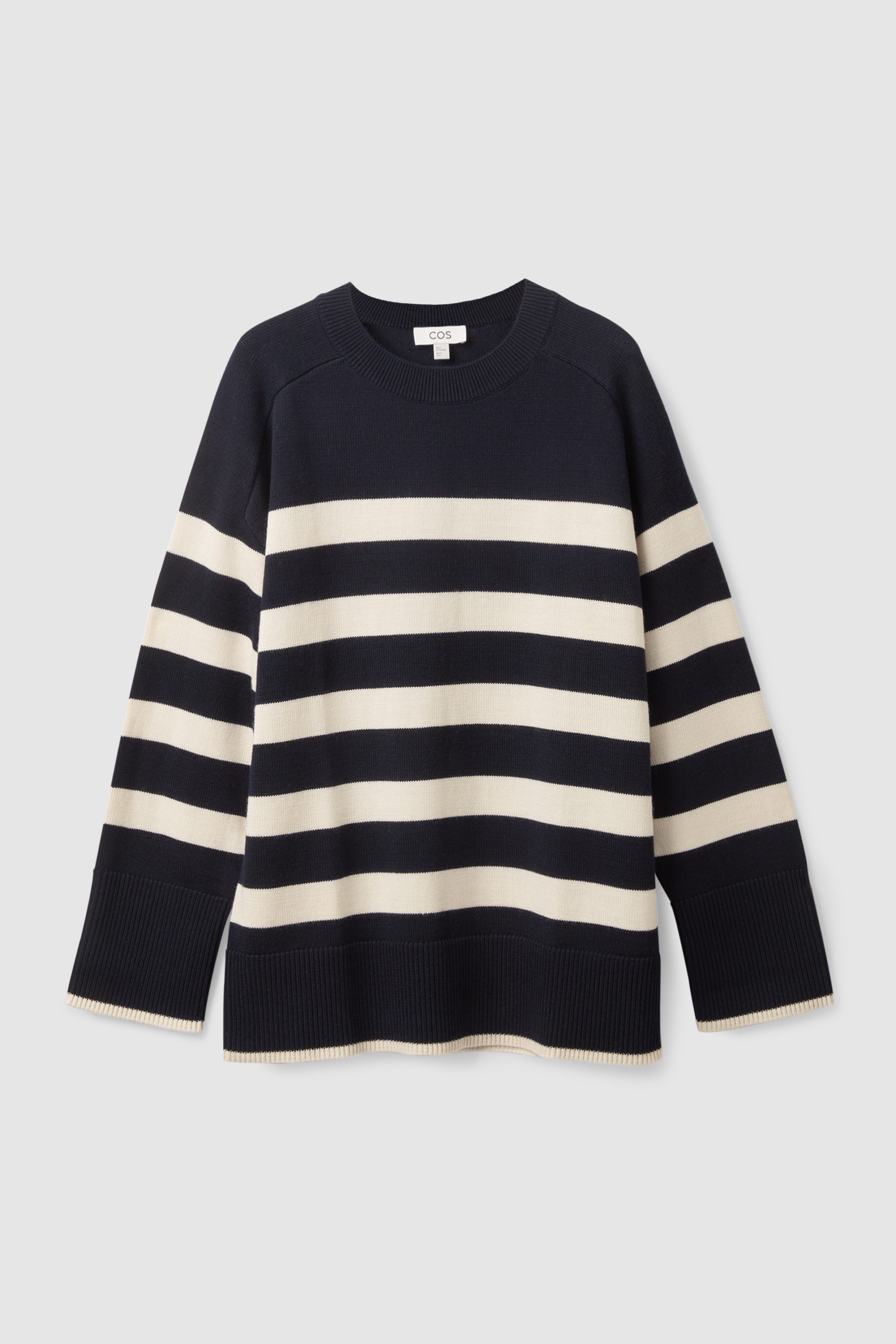売れ筋商品|||ウィアードフィッシュ ニット&セーター レディース アウター IVES LOOPBACK STRIPE - Jumper - navy LOOP & WEFT - Online Shop LRC1068 VINTAGE JACQUARD KNIT V