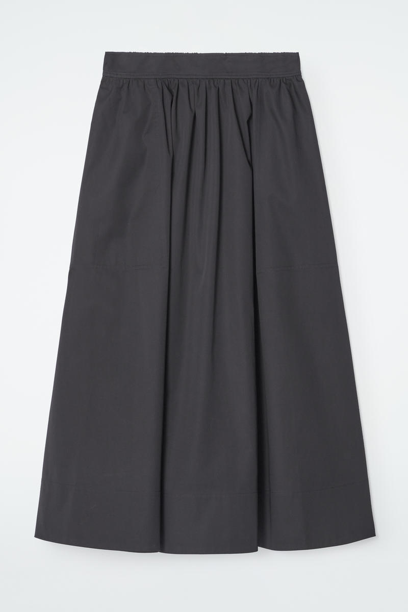 Elasticated Midi Skirt