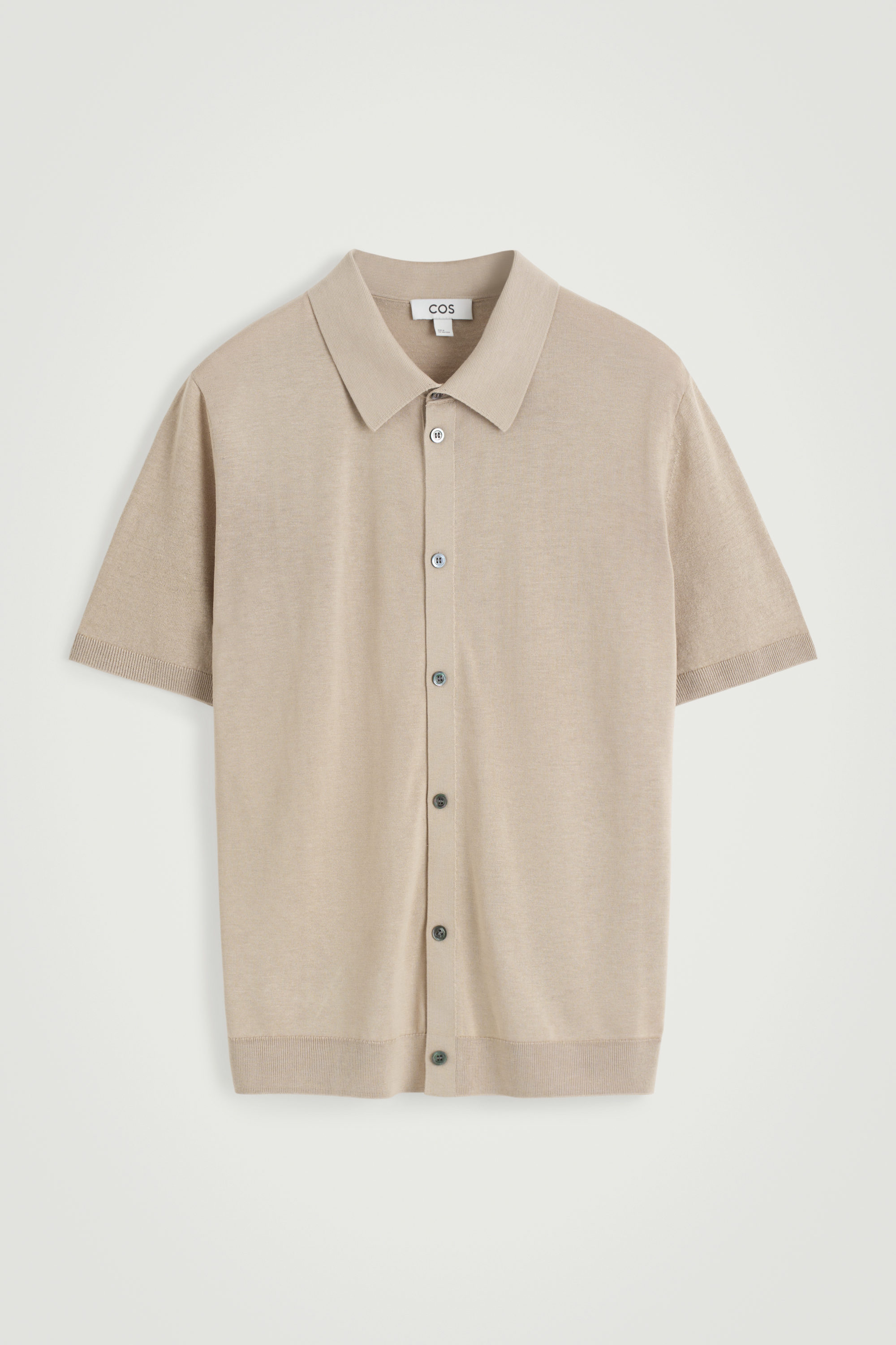 【限定値下】RonHerman/linen&silk shirts Cropped Linen Mandarin Shirt Silver by Thom Krom | Shop