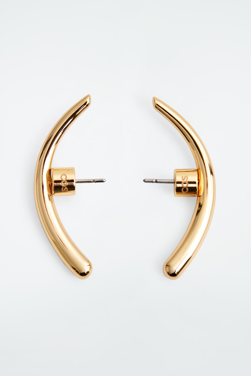 Curved Stud Earrings