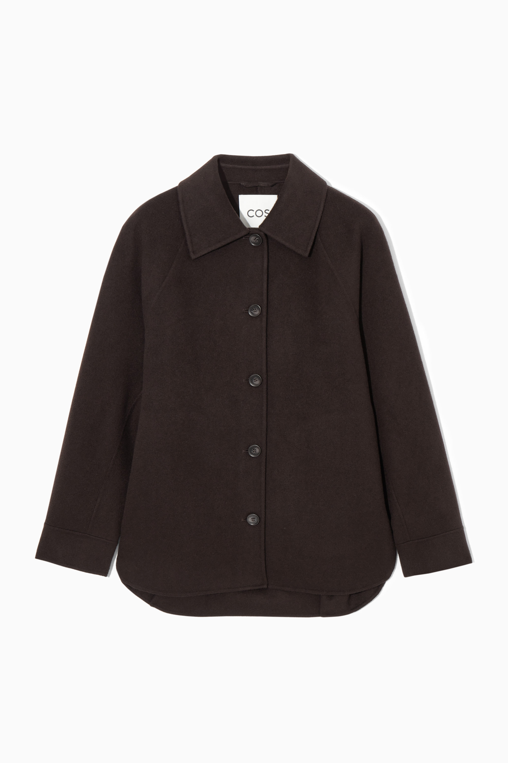 IIROT Double Cross Wool Shirt Jacket黒 Double Cross Wool Shirt