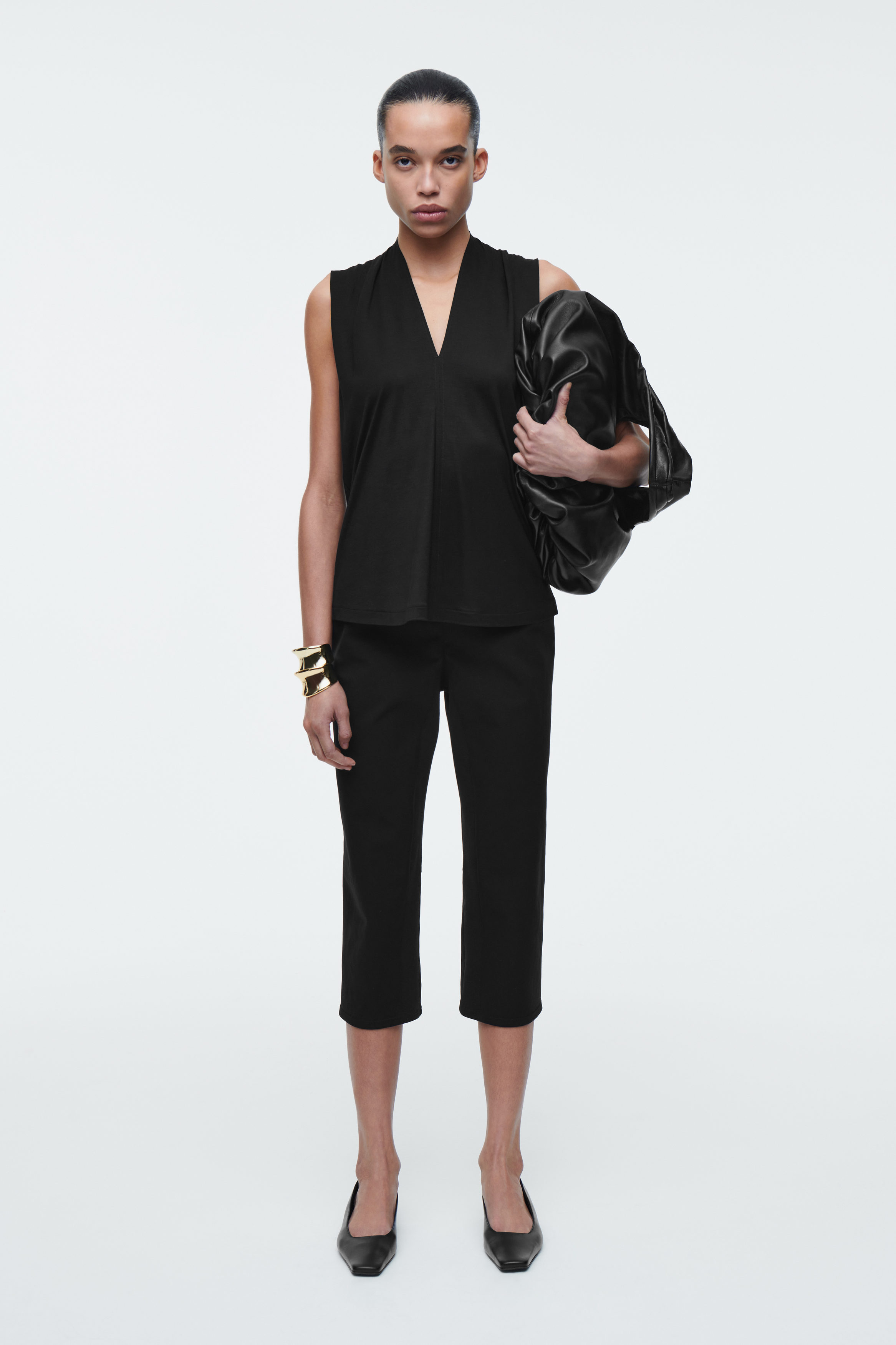 【即日発送】Acka drape volume tops Off-White New Obsession Draped Top