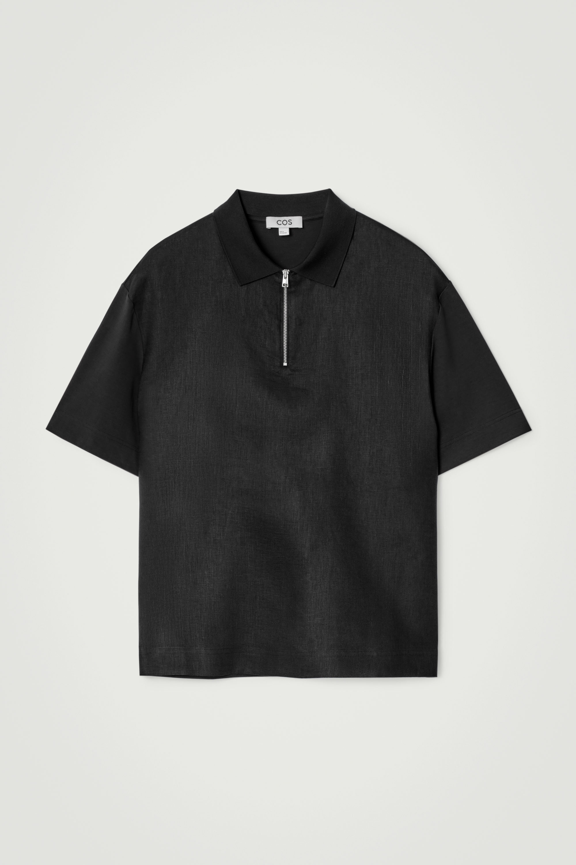 TNRCN HALF ZIP POLO BLACK RUFFLOG サイズL - メルカリ