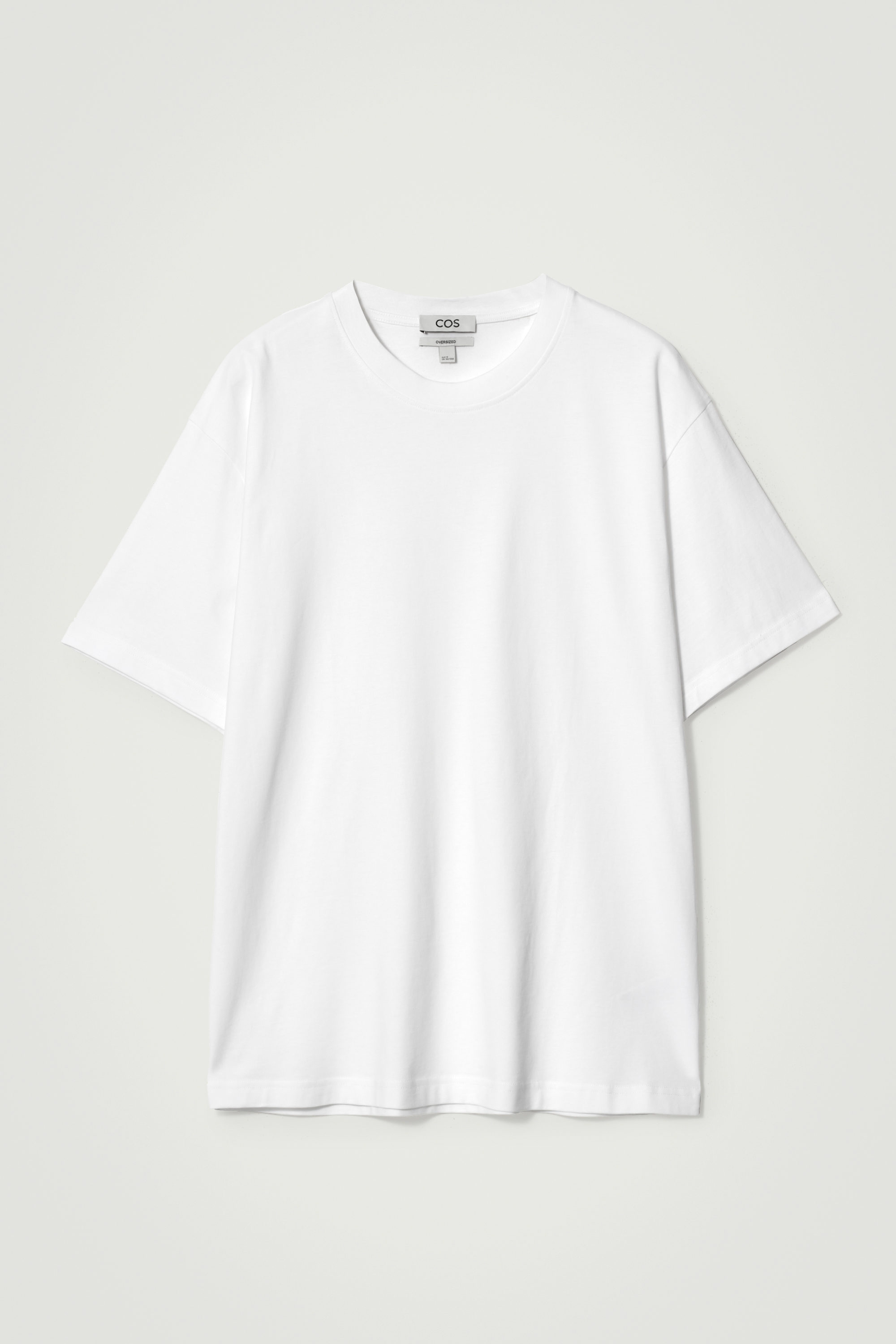 OVERSIZED COTTON T-SHIRT - WHITE | COS
