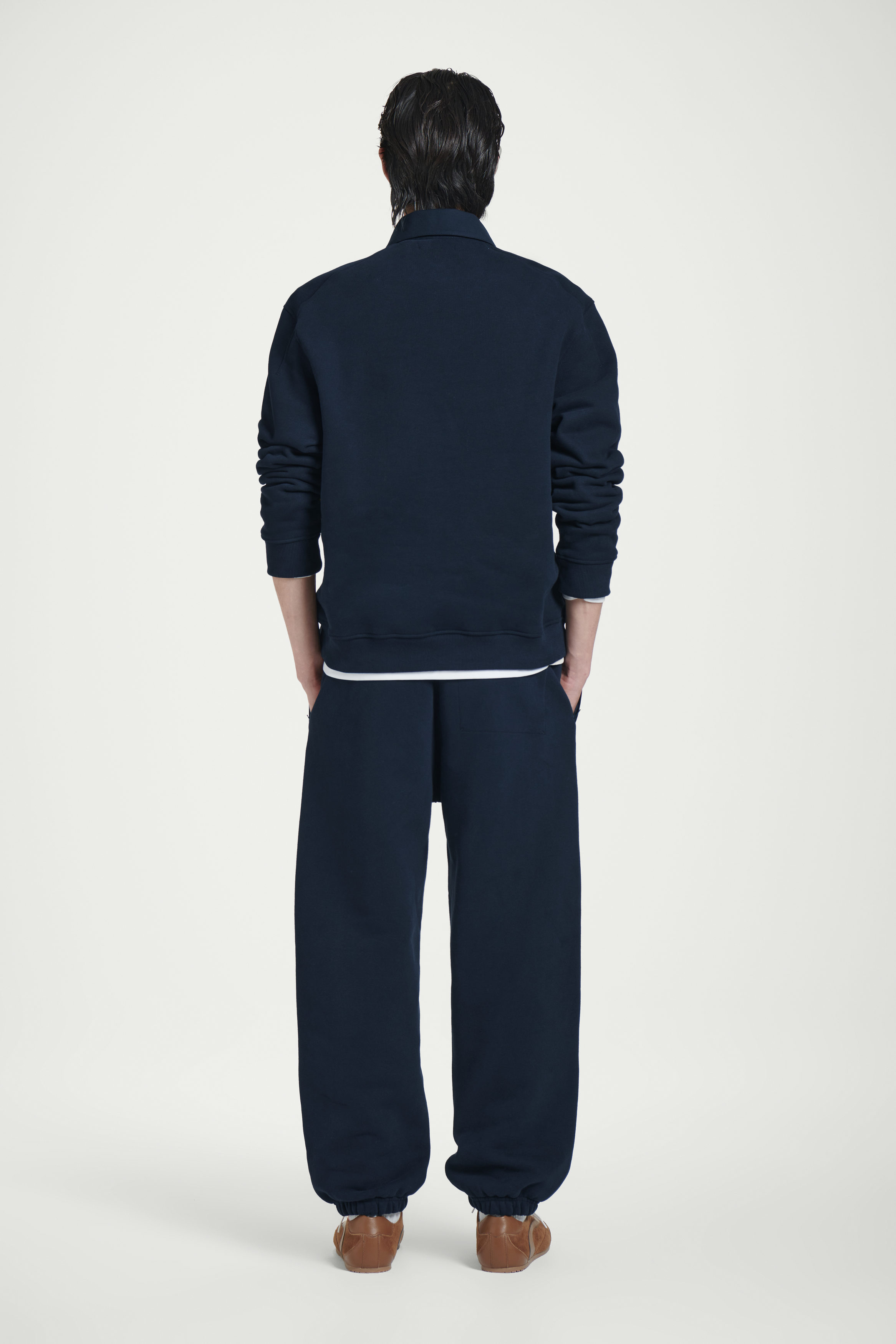 [LOW CLASSIC] / ☆ 25SS CONTRAST BANDING PANTS / NAVY LOW CLASSIC