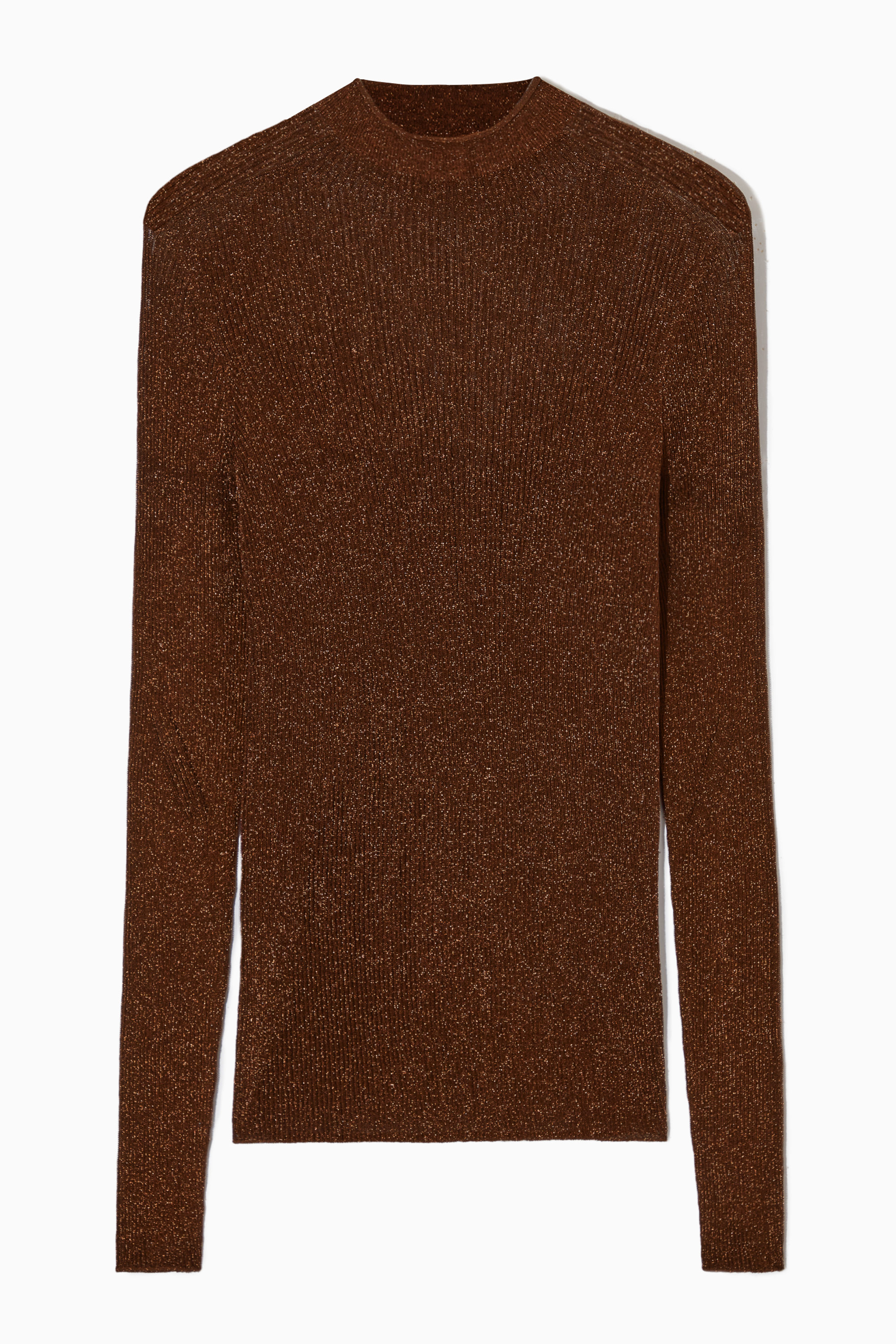 トップス THE SHISHIKUI HIGH NECK KNIT /DARK BROWN THE SHISHIKUI HIGH NECK KNIT /DARK BROWN