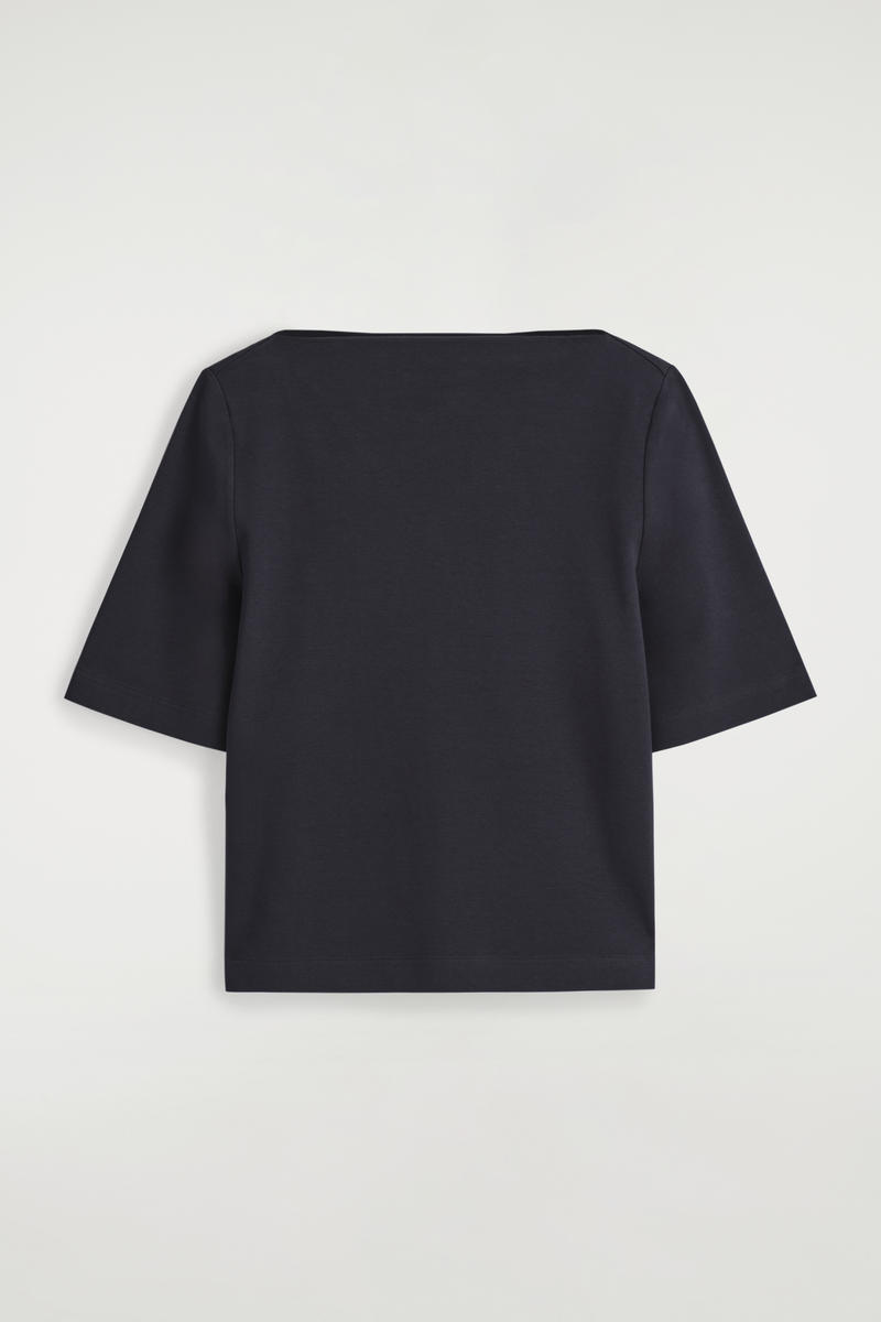 Cos T-shirt In Cotone Con Scollo A Barca