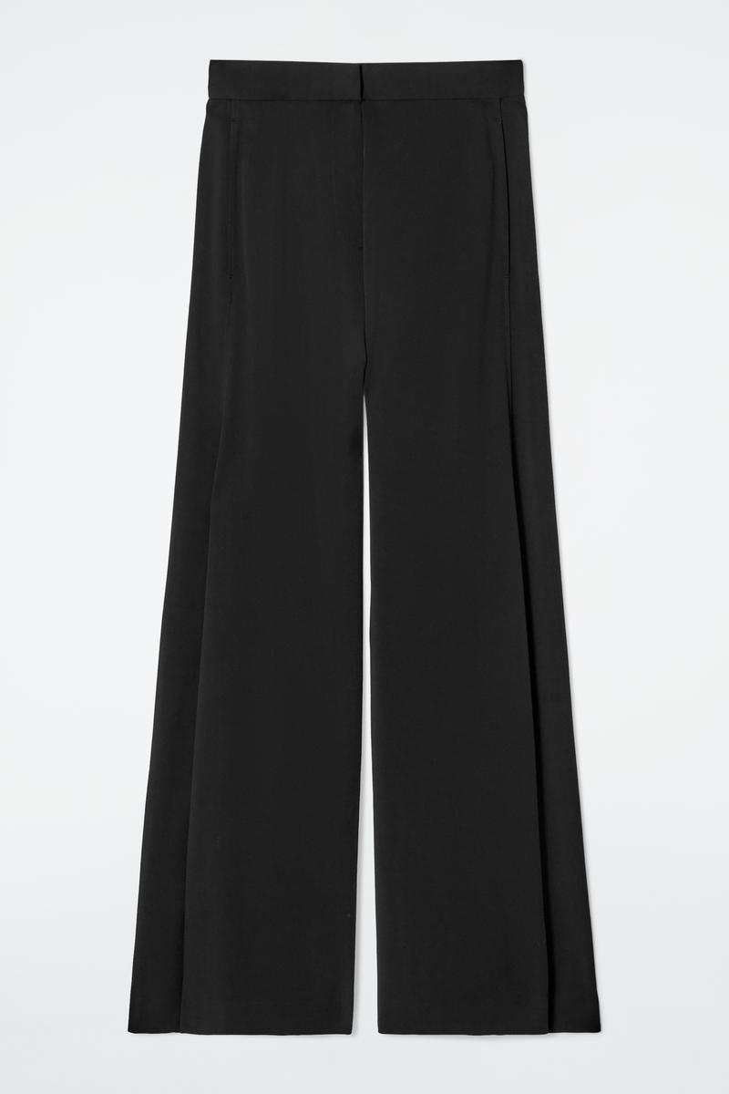 Fluid Wide-Leg Trousers