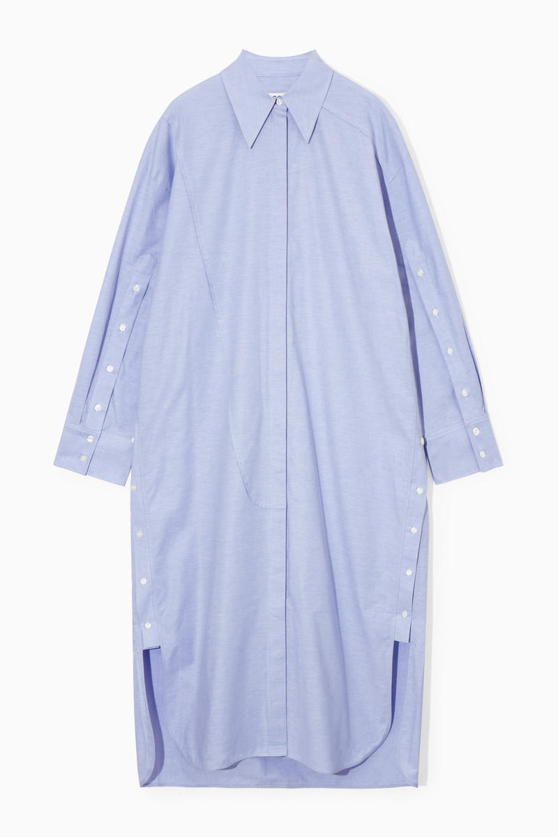 Oversized Deconstructed Shirt Dress