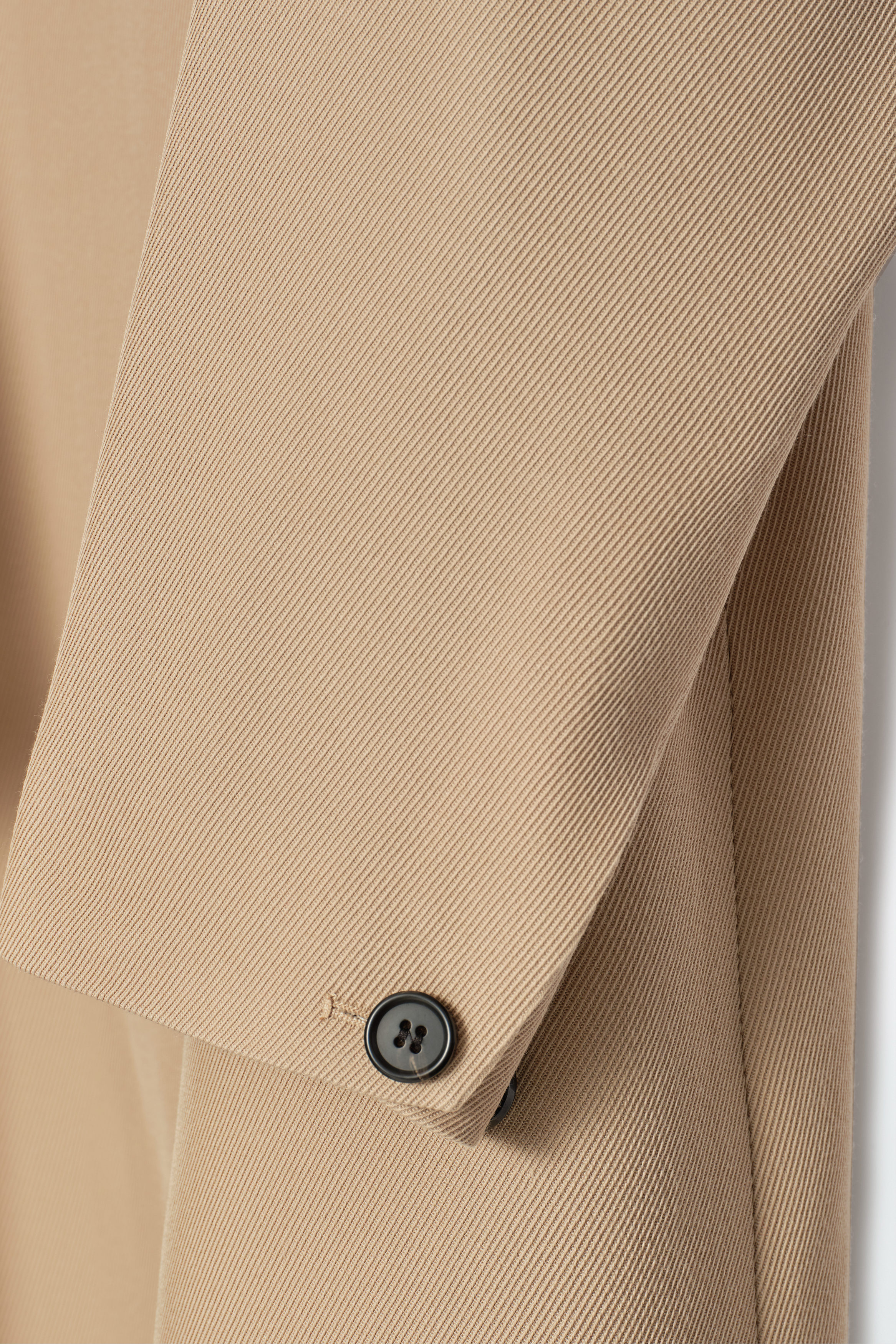 TRAPEZE WOOL-BLEND LONG COAT - BEIGE | COS US