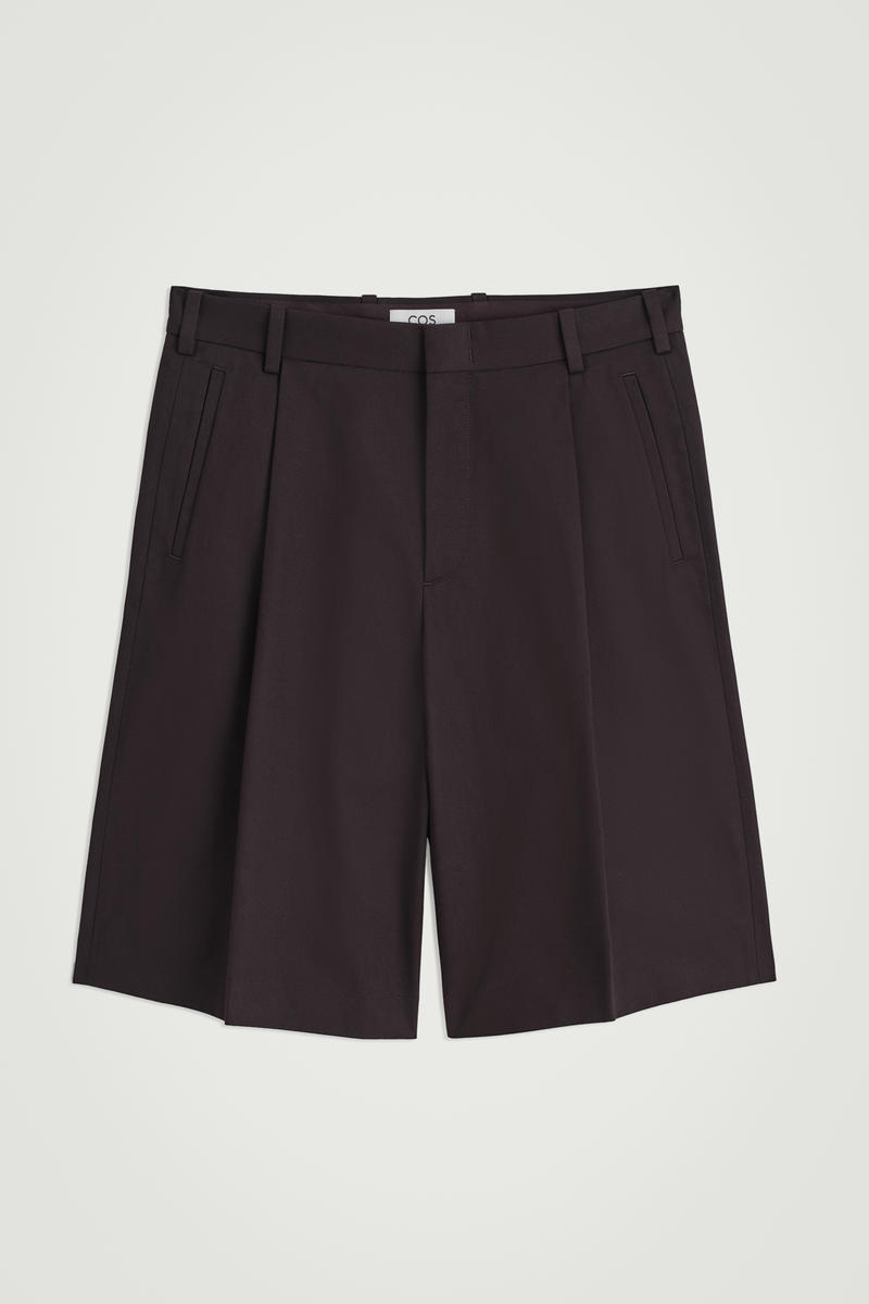 Tailored Wide-Leg Shorts