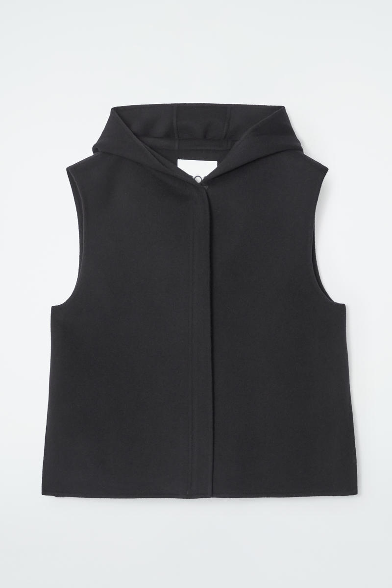 Double-Faced Hybrid Hooded Gilet