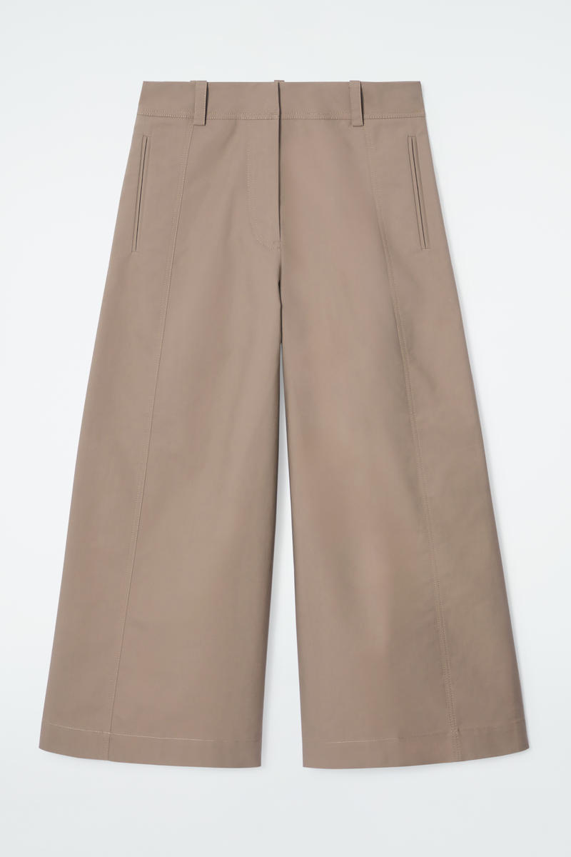 Exaggerated Cotton Culottes