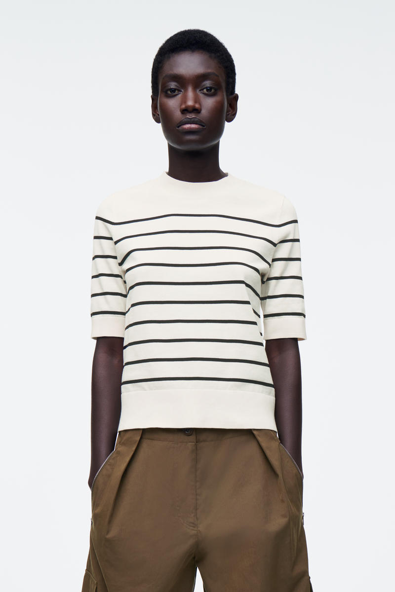 Regular Knitted T-Shirt
