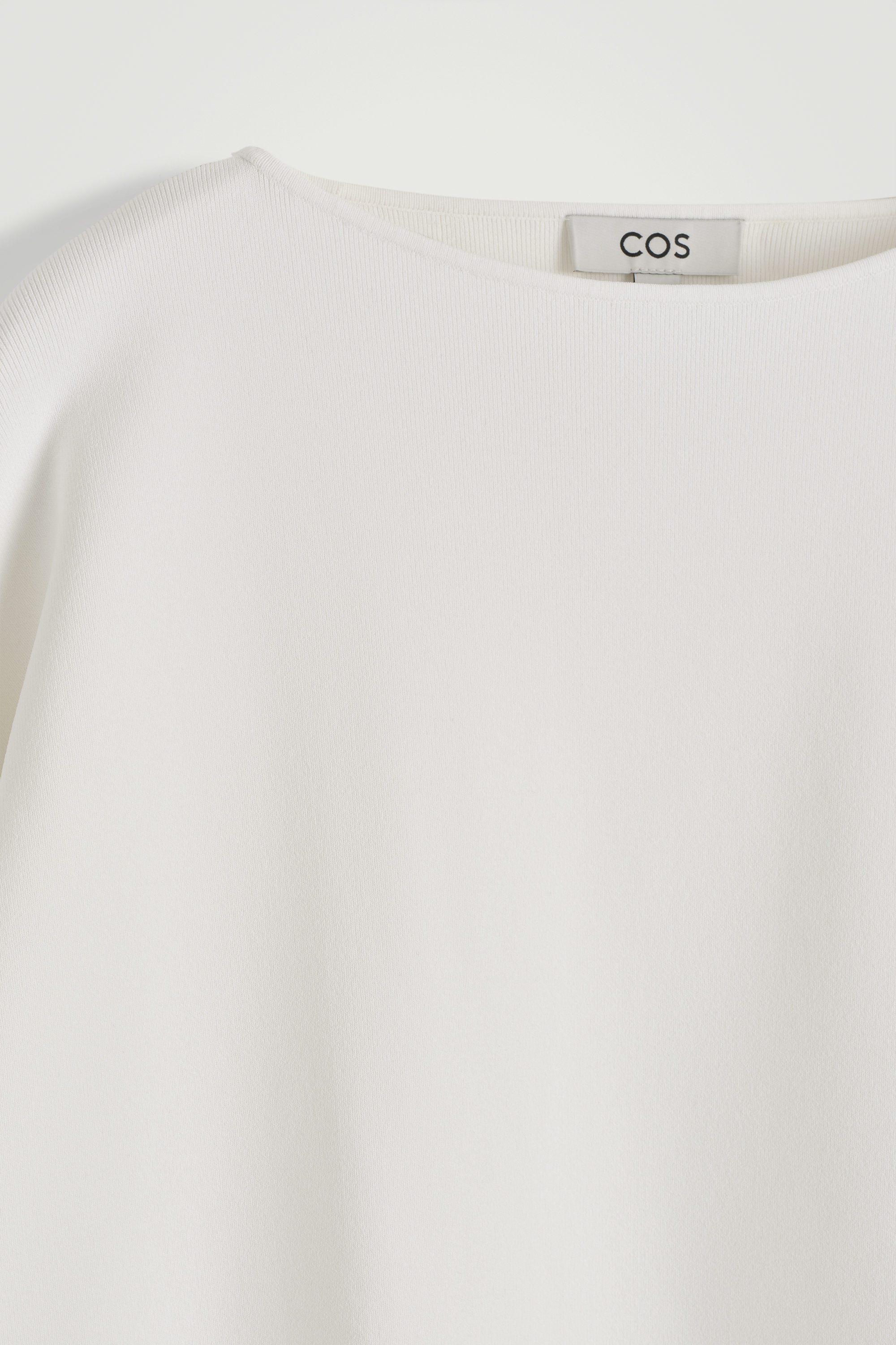enfold KOS Rib×Cable Layered pullover 白 enfold KOS Rib×Cable Layered pullover 白